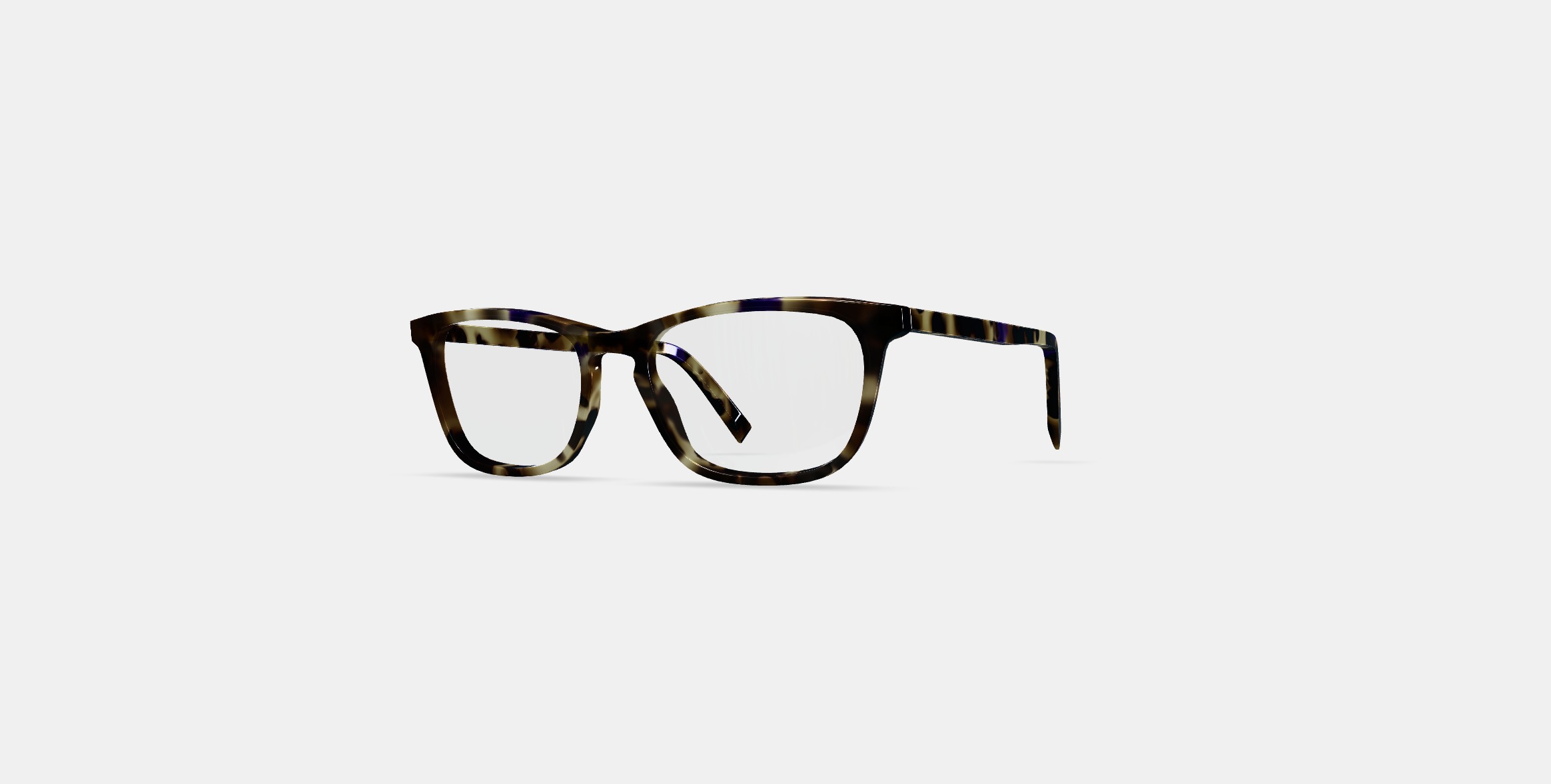 Welty Eyeglasses in Violet Magnolia 3D model_12