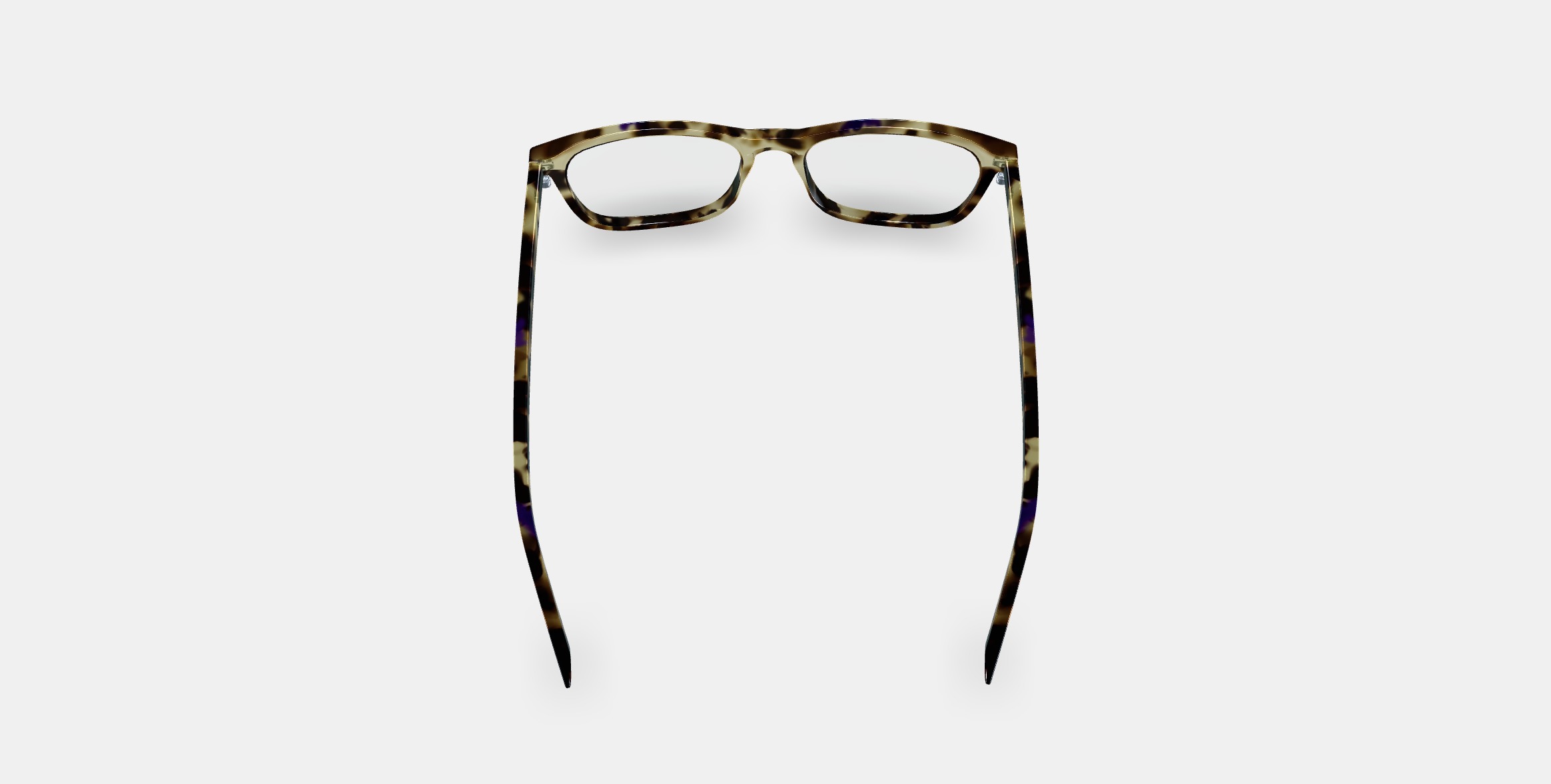 Welty Eyeglasses in Violet Magnolia 3D model_3