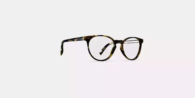Blakeley Eyeglasses in Violet Magnolia 3D model