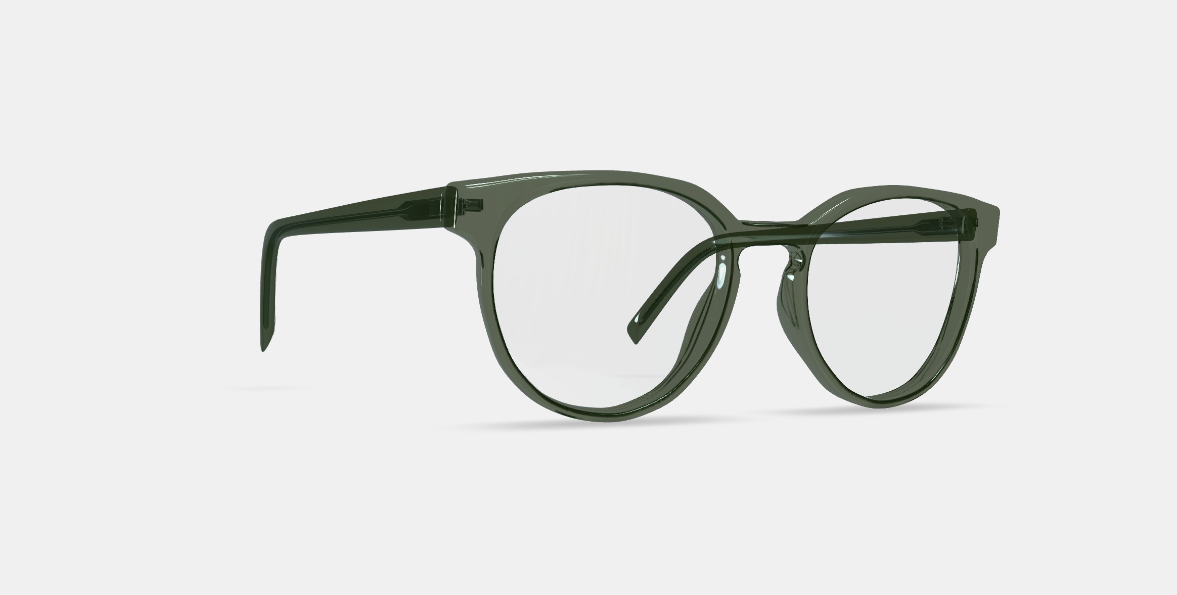 Wright Eyeglasses in Rosemary Crystal 3D model_9