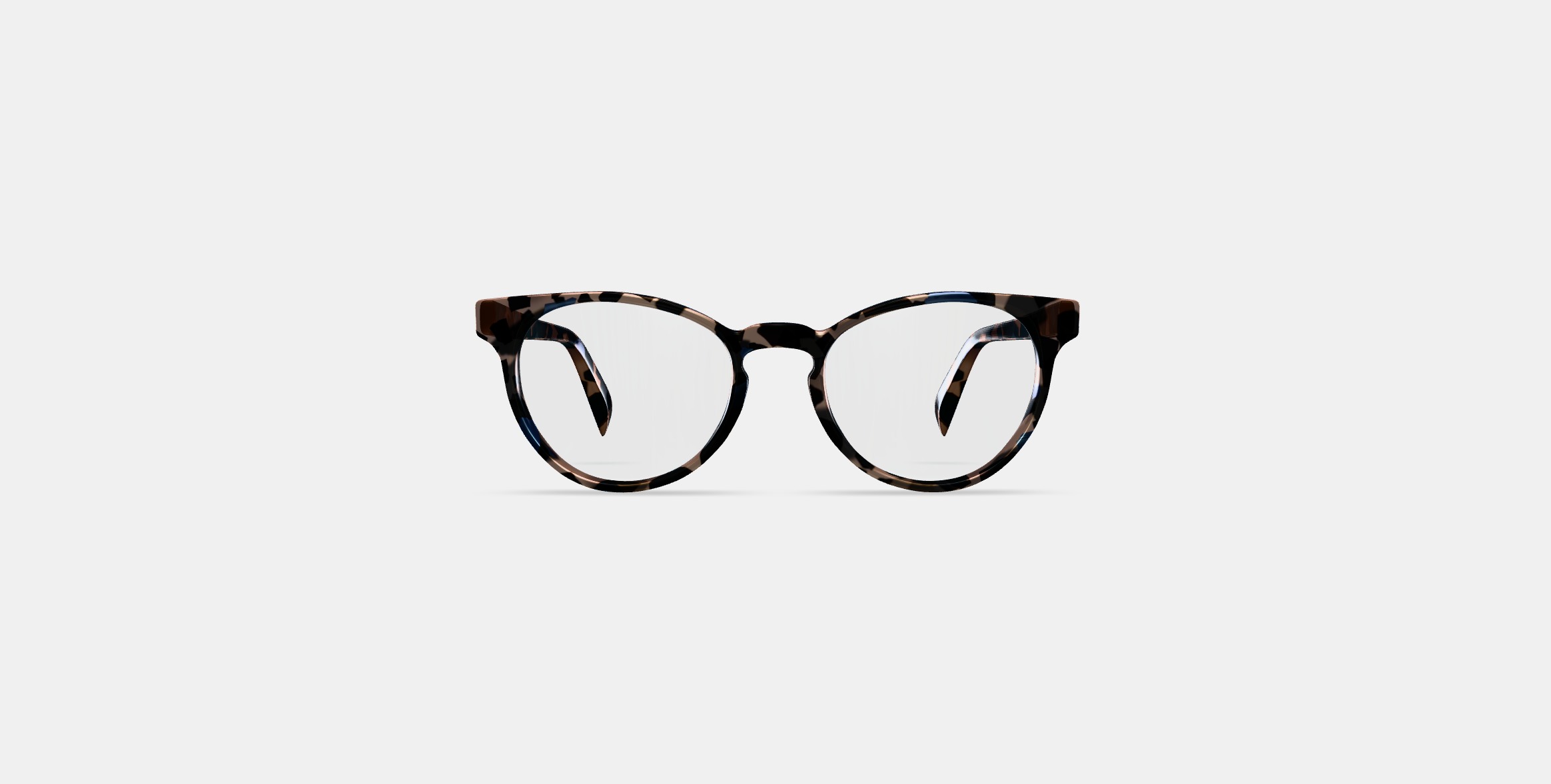 Leila Eyeglasses in Smoky Pearl Tortoise 3D model_10