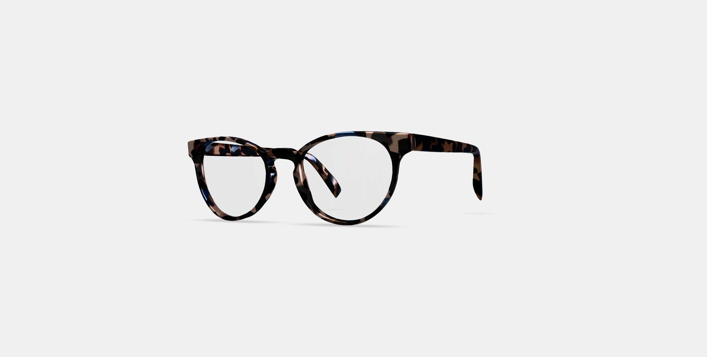 Leila Eyeglasses in Smoky Pearl Tortoise 3D model_11