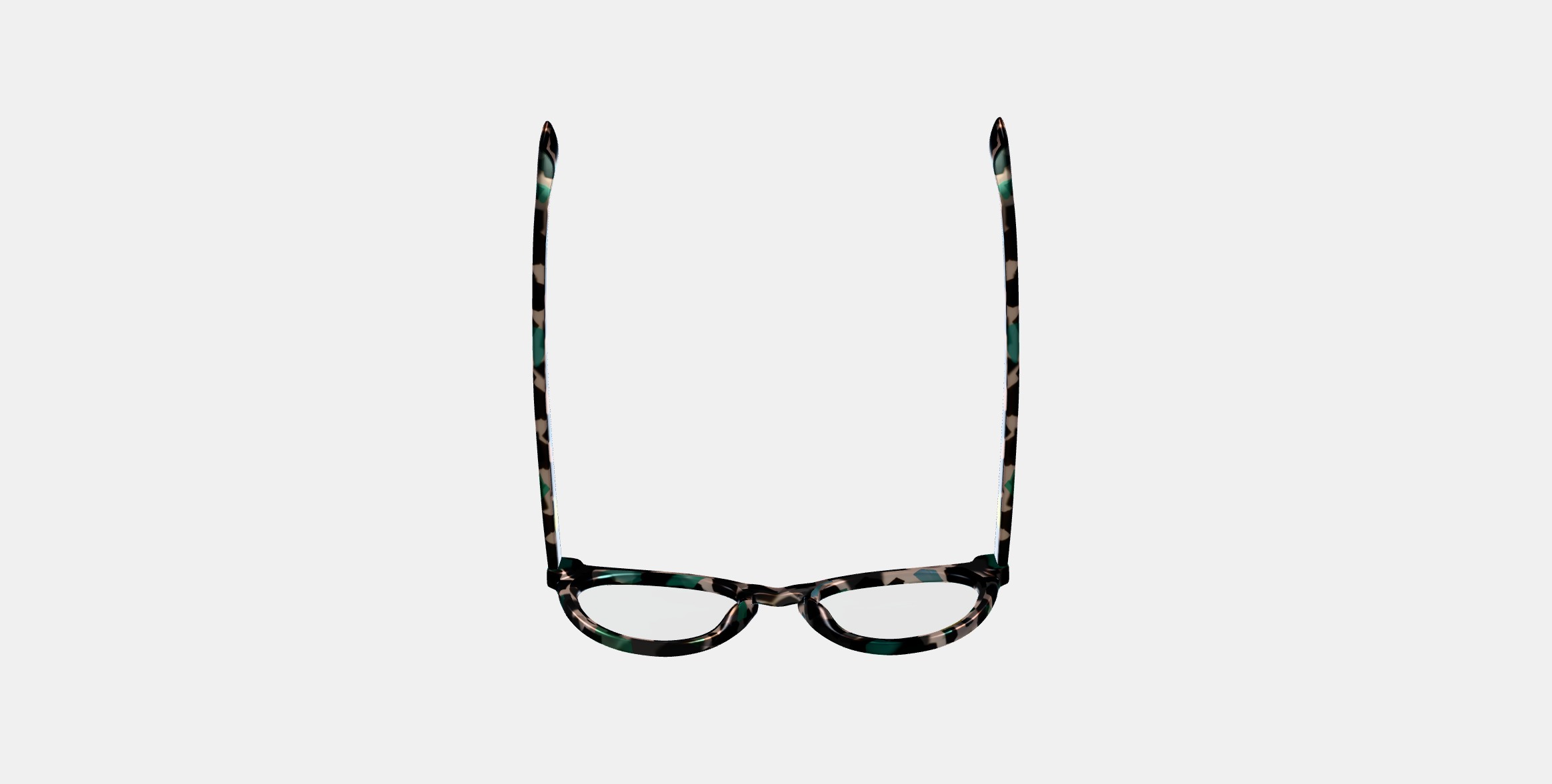 Isla Eyeglasses in Aventurine Tortoise 3D model_6