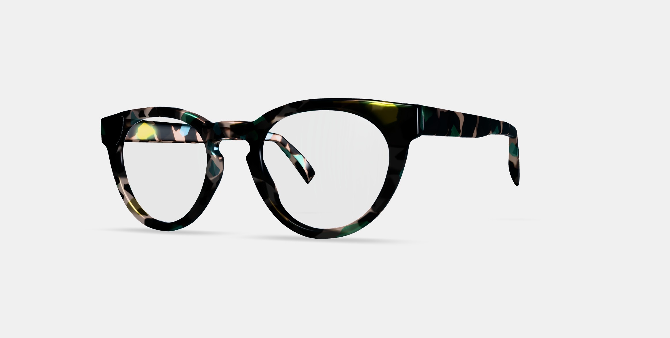 Isla Eyeglasses in Aventurine Tortoise 3D model_14