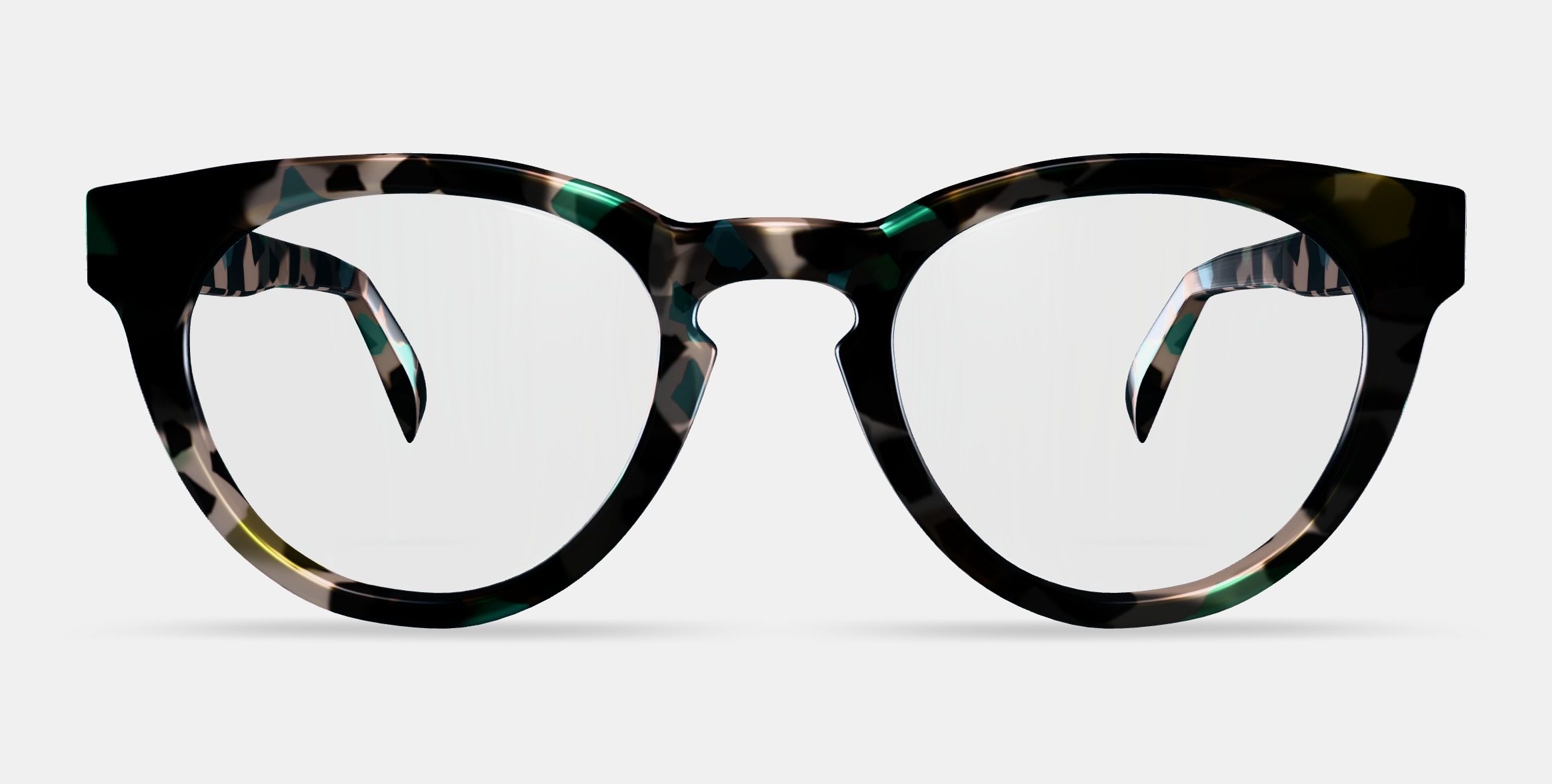 Isla Eyeglasses in Aventurine Tortoise 3D model_11