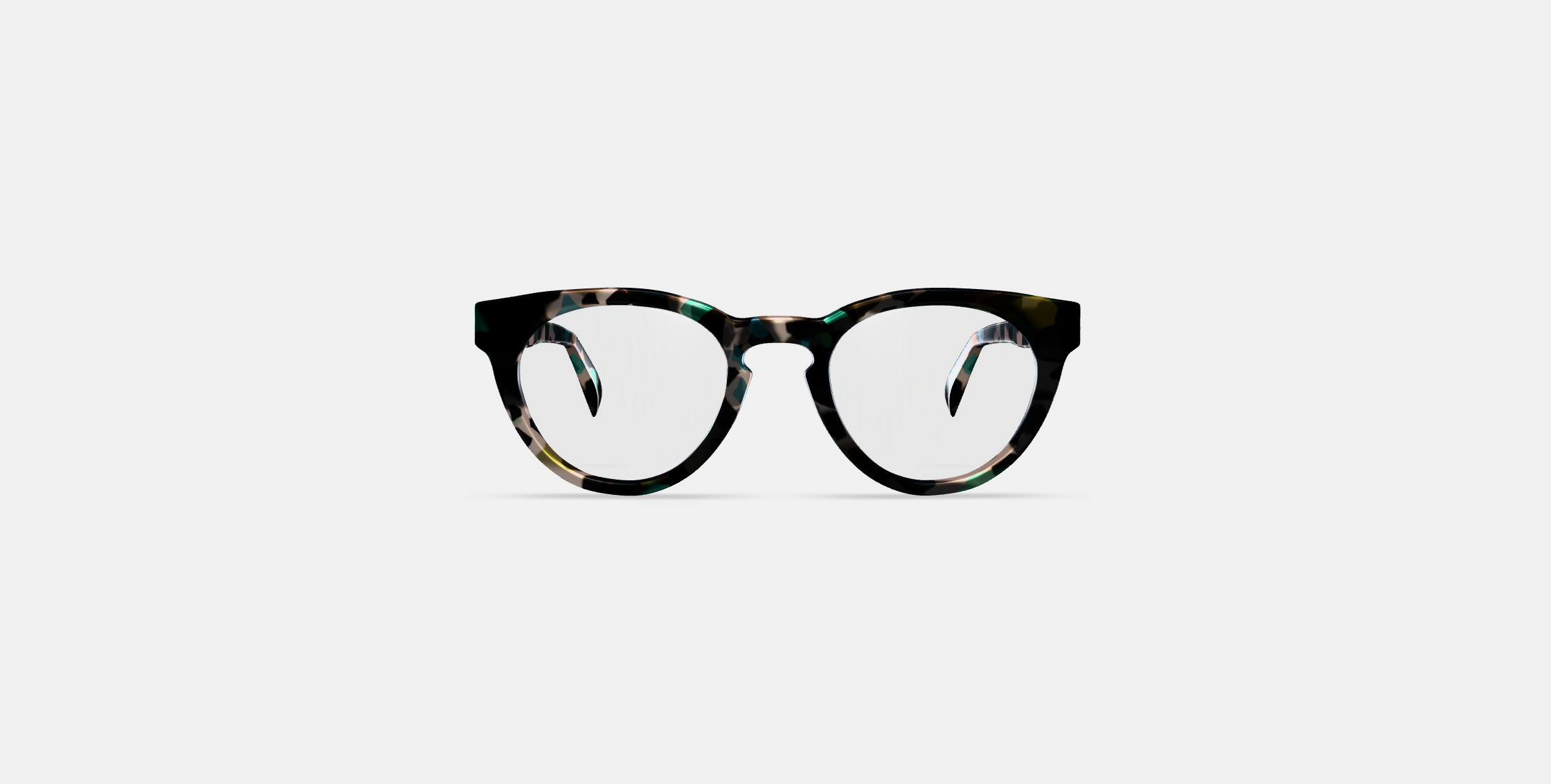 Isla Eyeglasses in Aventurine Tortoise 3D model_9