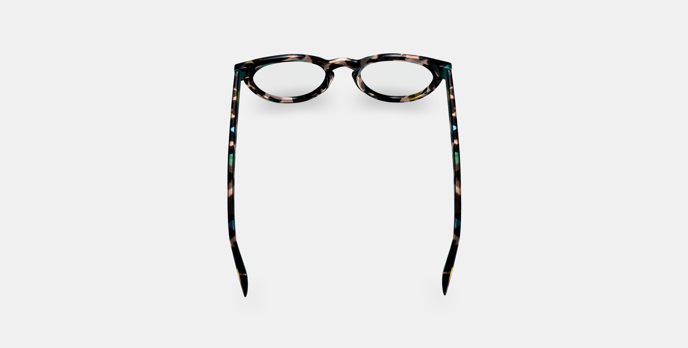 Isla Eyeglasses in Aventurine Tortoise 3D model_5