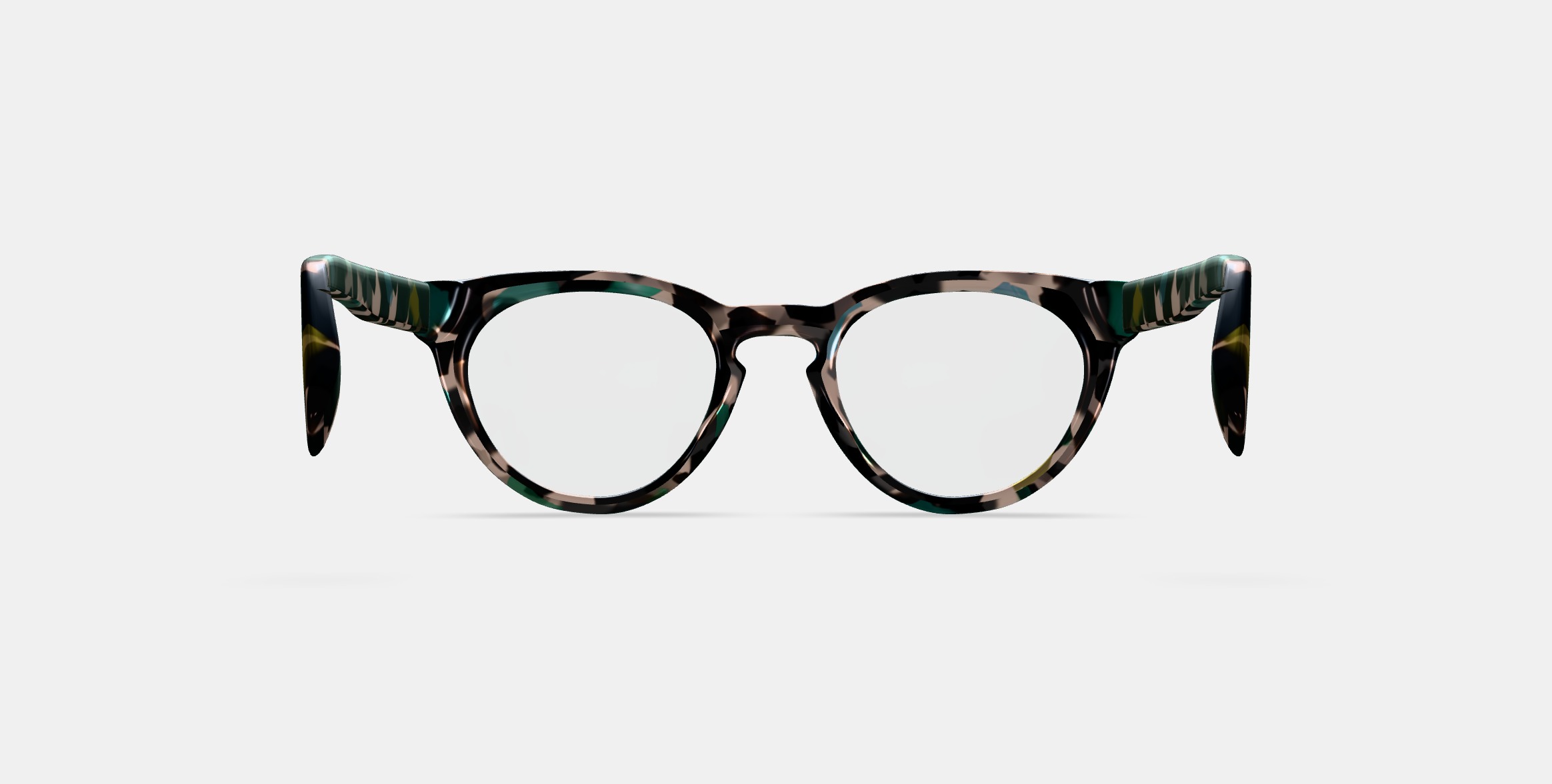 Isla Eyeglasses in Aventurine Tortoise 3D model_15