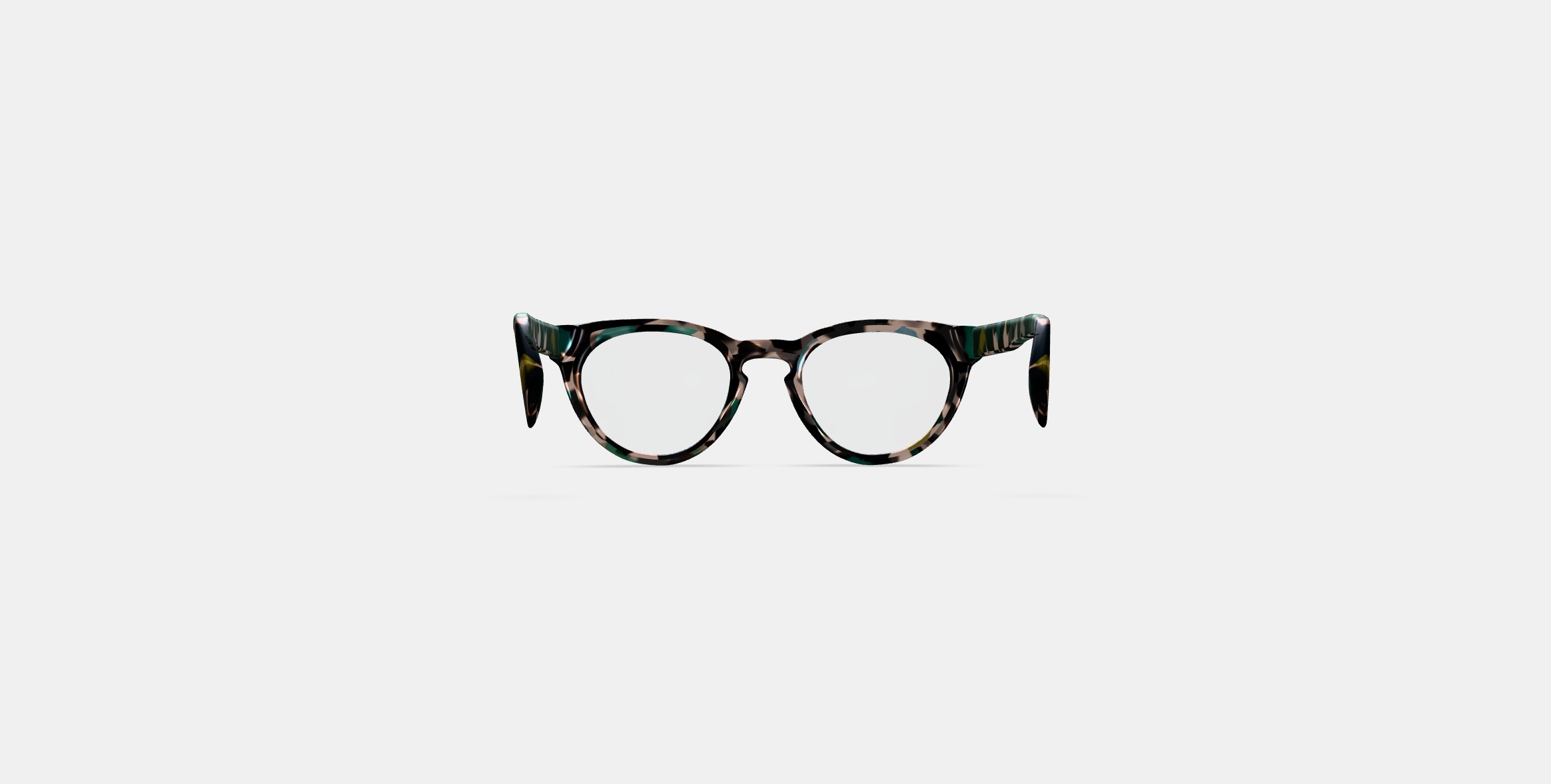Isla Eyeglasses in Aventurine Tortoise 3D model_13