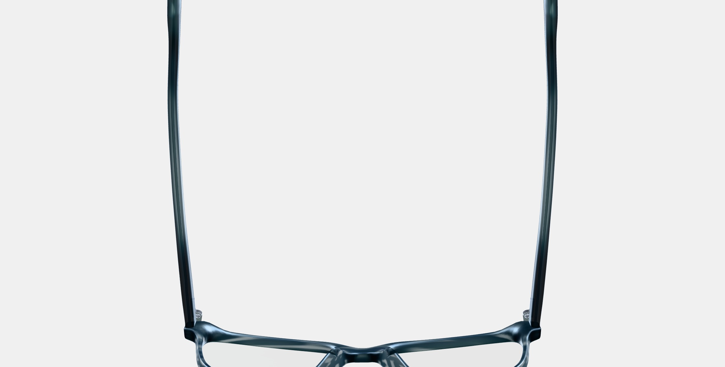 Hayden Eyeglasses in Striped Pacific 3D model_8