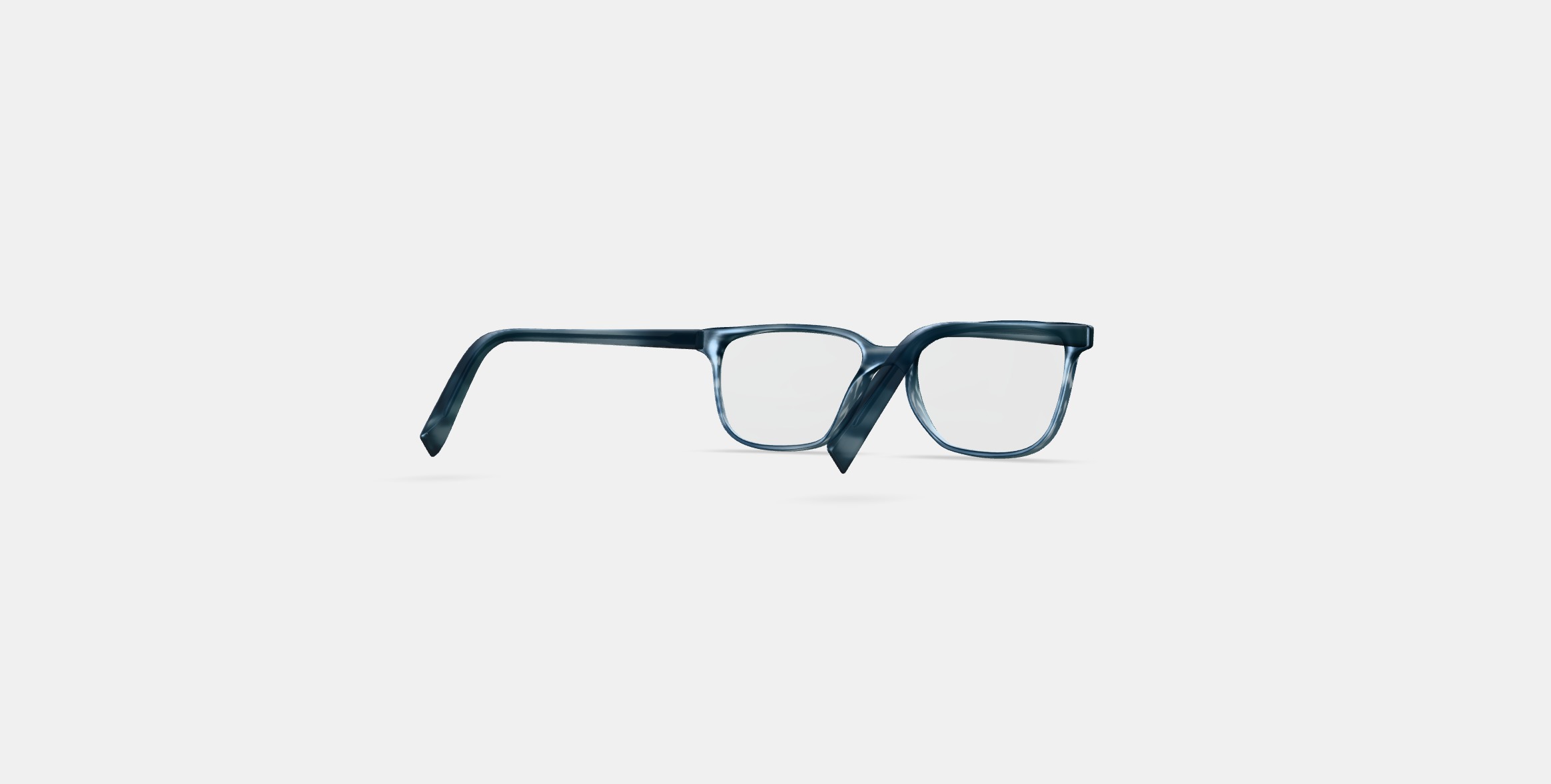 Hayden Eyeglasses in Striped Pacific 3D model_4