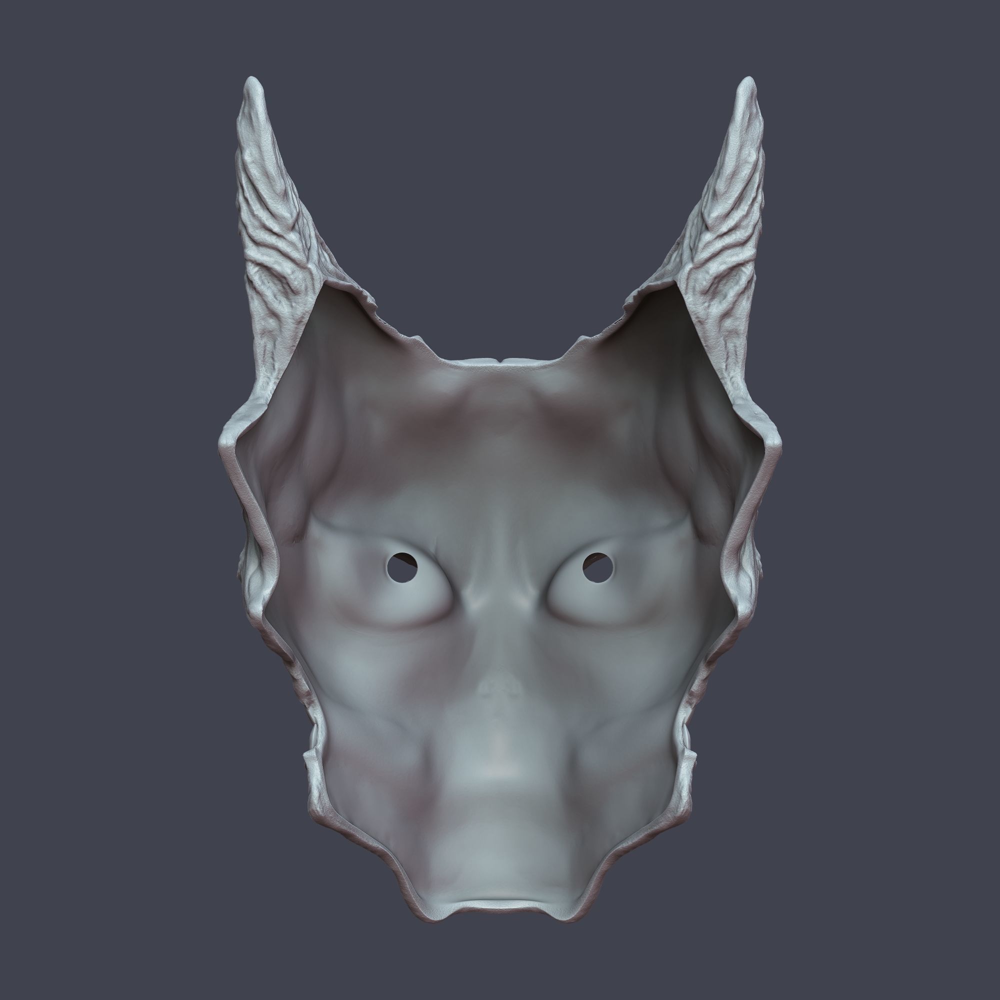 Kaiju No8 Inspired 3D Mask Model 2 Versions 3D print model_5