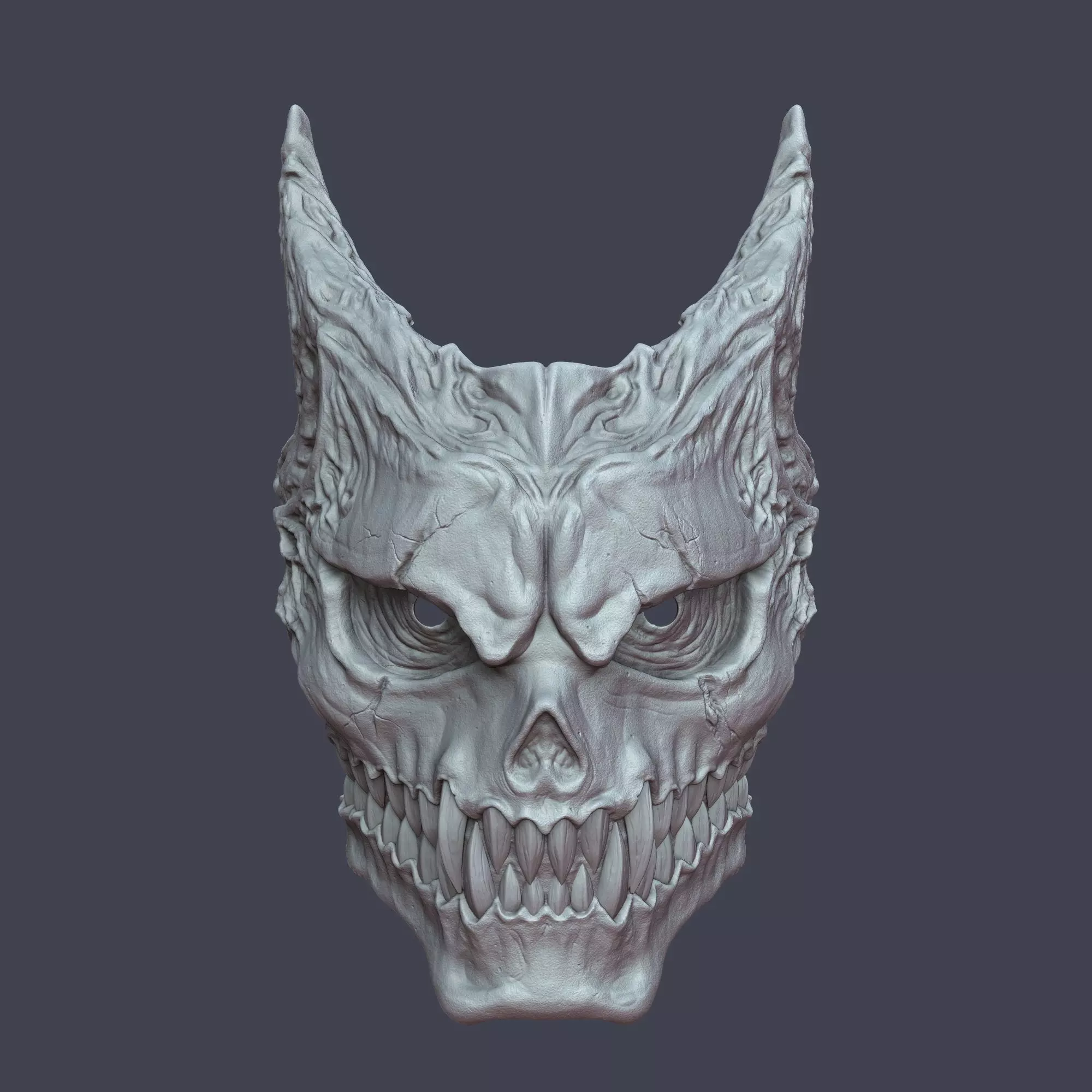 Kaiju No8 Inspired 3D Mask Model 2 Versions 3D print model_0