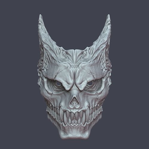 Kaiju No8 Inspired 3D Mask Model 2 Versions 3D print model