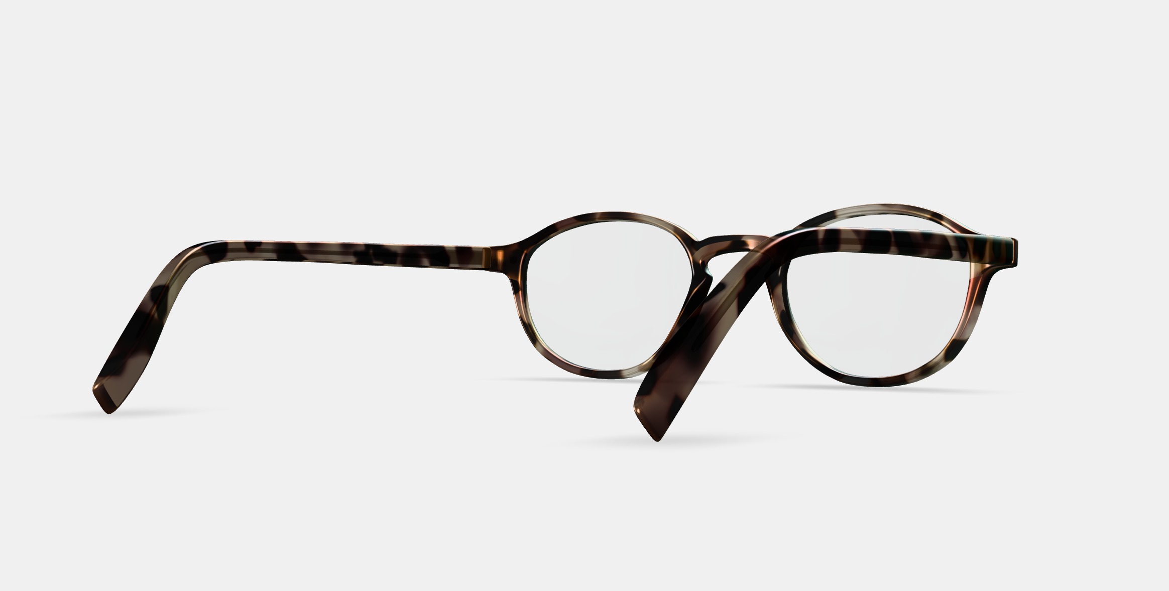 Caswell Eyeglasses in Biscotti Tortoise 3D model_5