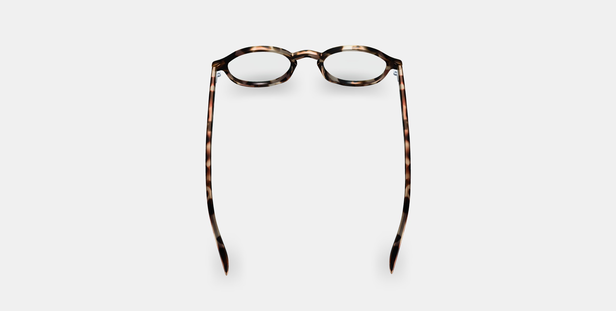 Caswell Eyeglasses in Biscotti Tortoise 3D model_2