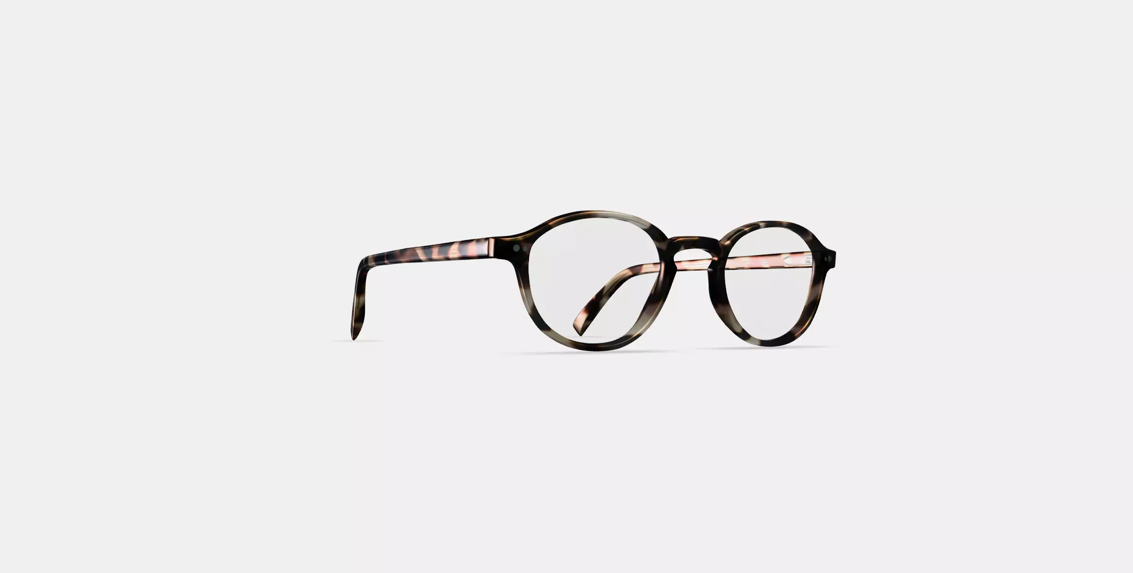 Caswell Eyeglasses in Biscotti Tortoise 3D model_0