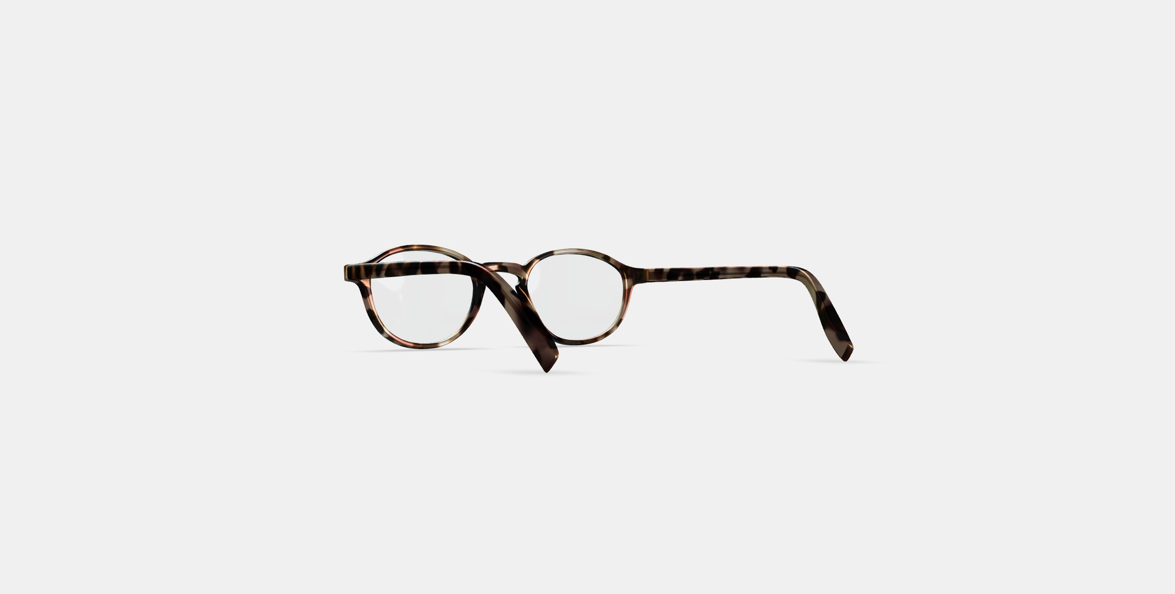 Caswell Eyeglasses in Biscotti Tortoise 3D model_16