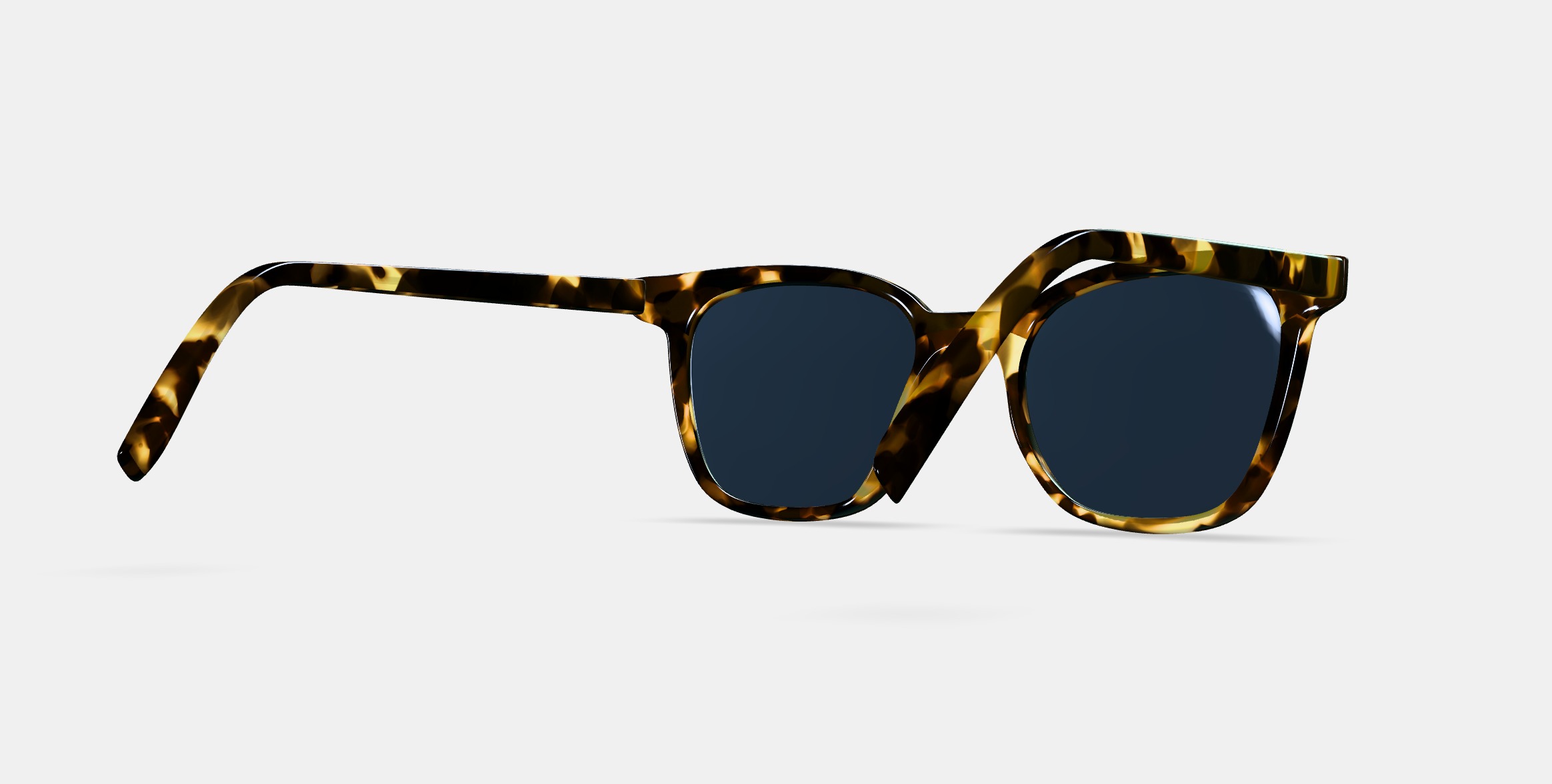 Griffin Sunglasses in Burnt Honeycomb Tortoise 3D model_6