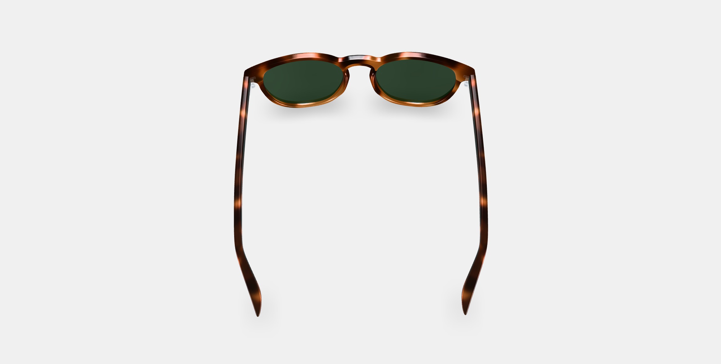 Waller Sunglasses in Barley Tortoise Fade 3D model_2