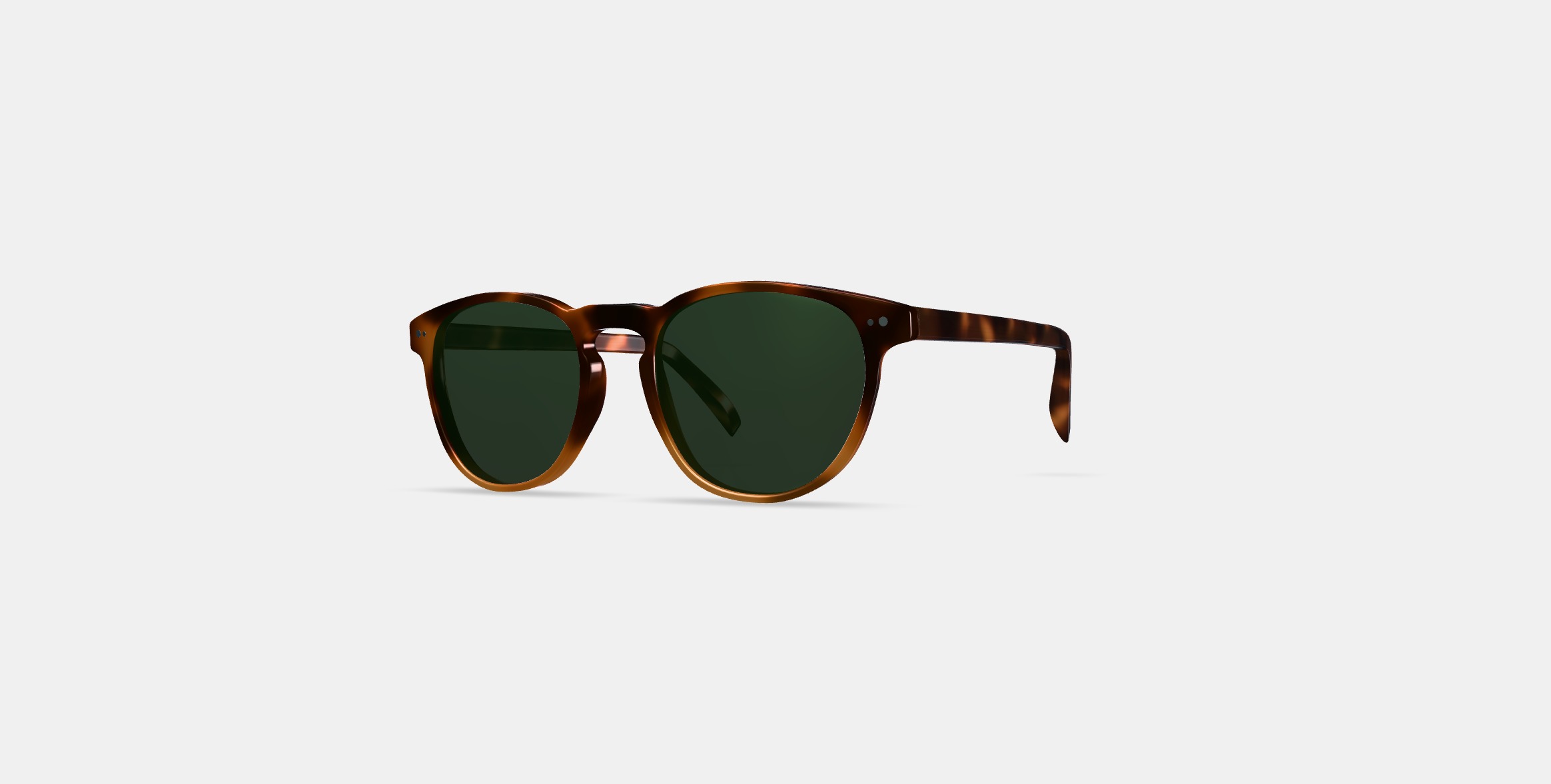 Waller Sunglasses in Barley Tortoise Fade 3D model_12