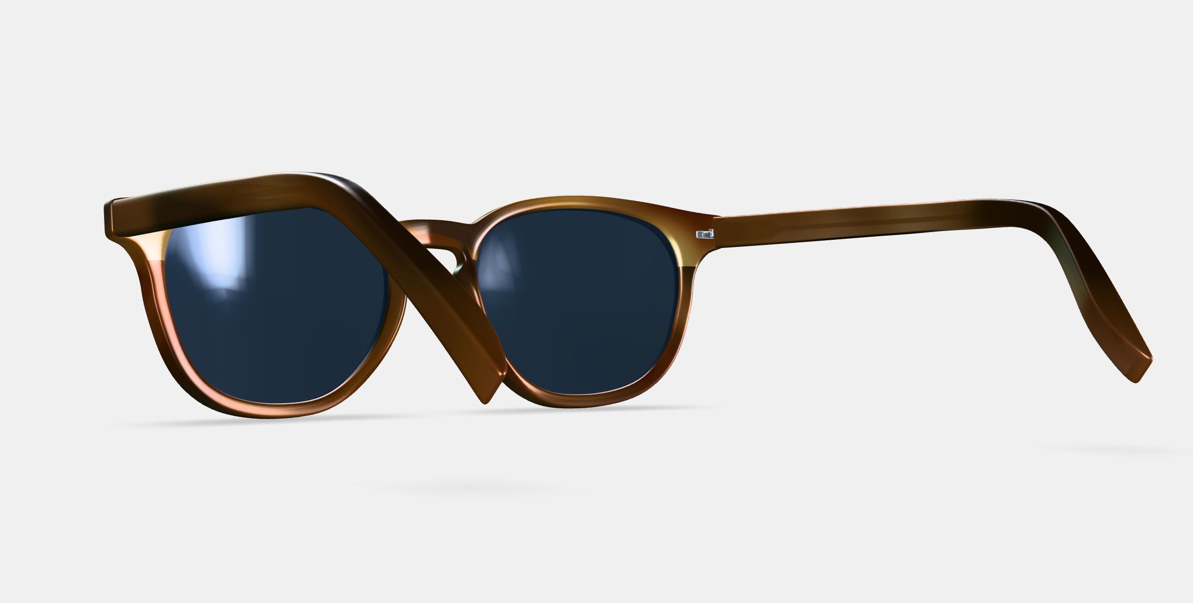 Toddy Sunglasses in Striped Beach 3D model_5