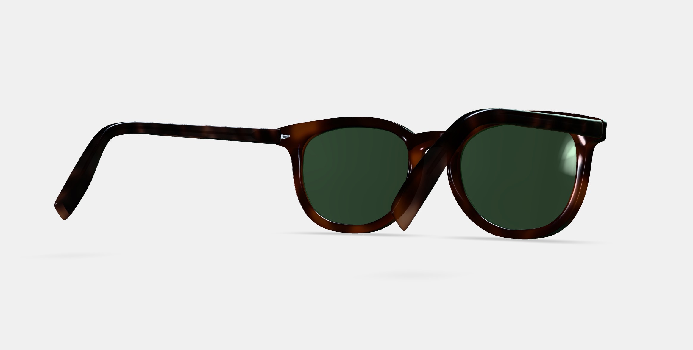 Ryland Sunglasses in Cognac Tortoise 3D model_7
