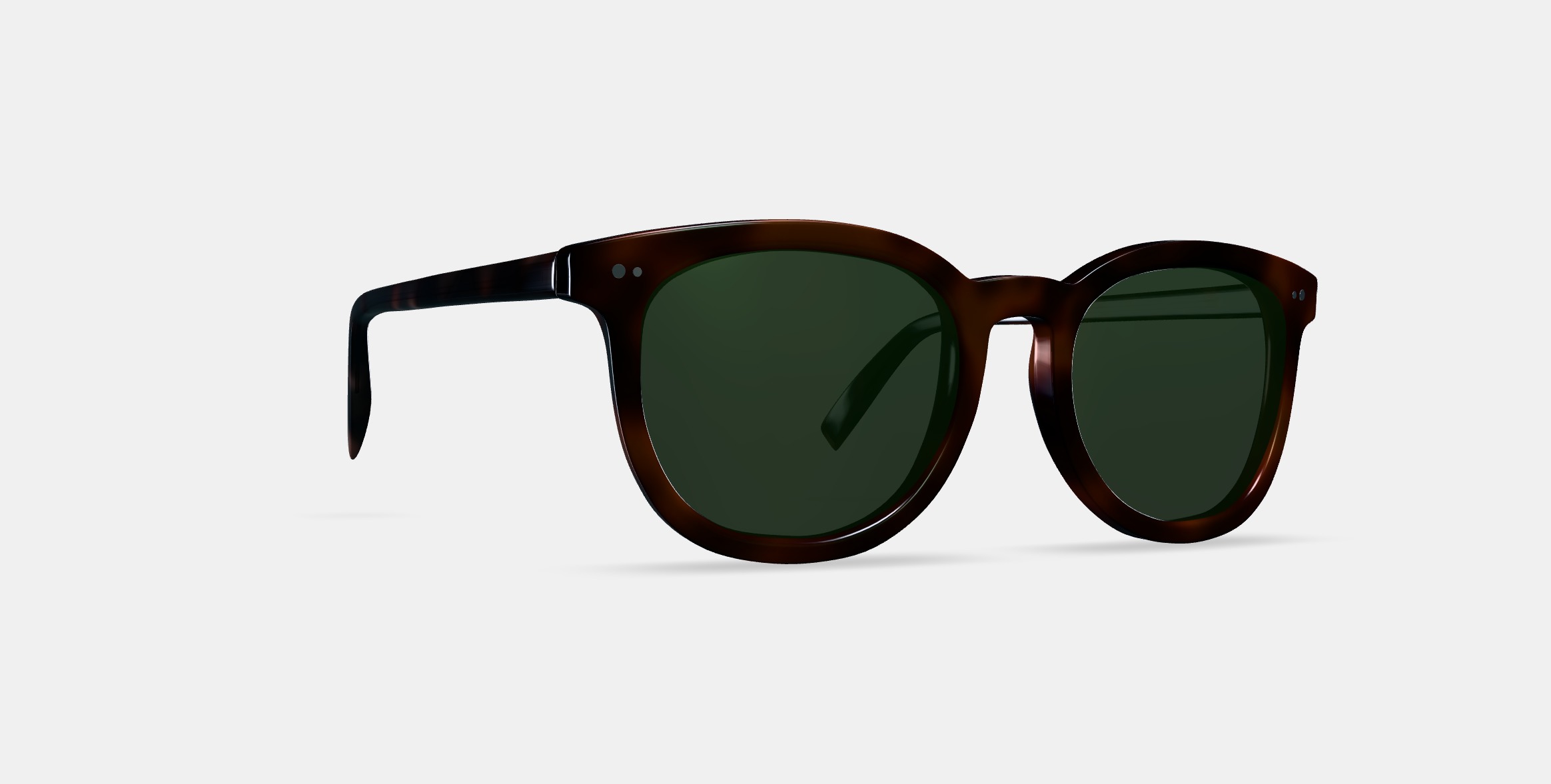Ryland Sunglasses in Cognac Tortoise 3D model_8
