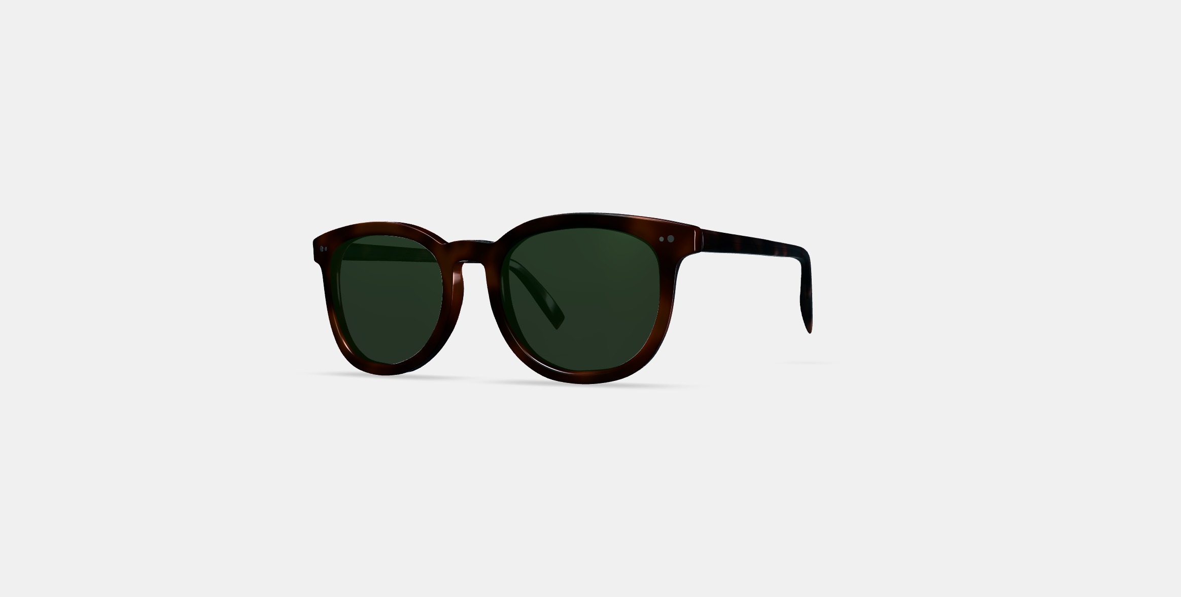 Ryland Sunglasses in Cognac Tortoise 3D model_12