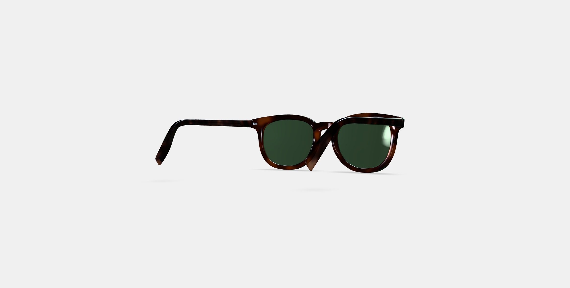 Ryland Sunglasses in Cognac Tortoise 3D model_5