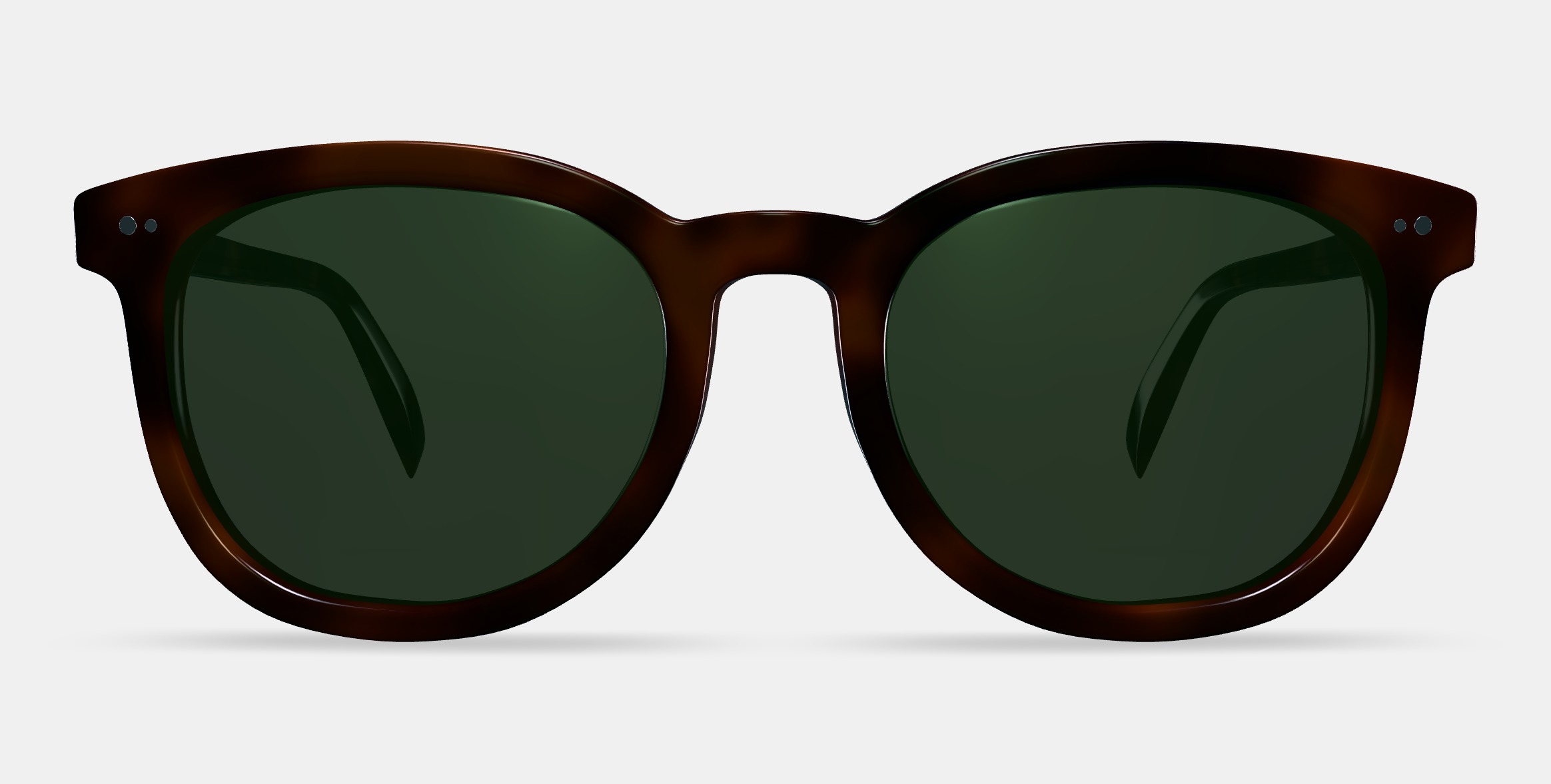 Ryland Sunglasses in Cognac Tortoise 3D model_11