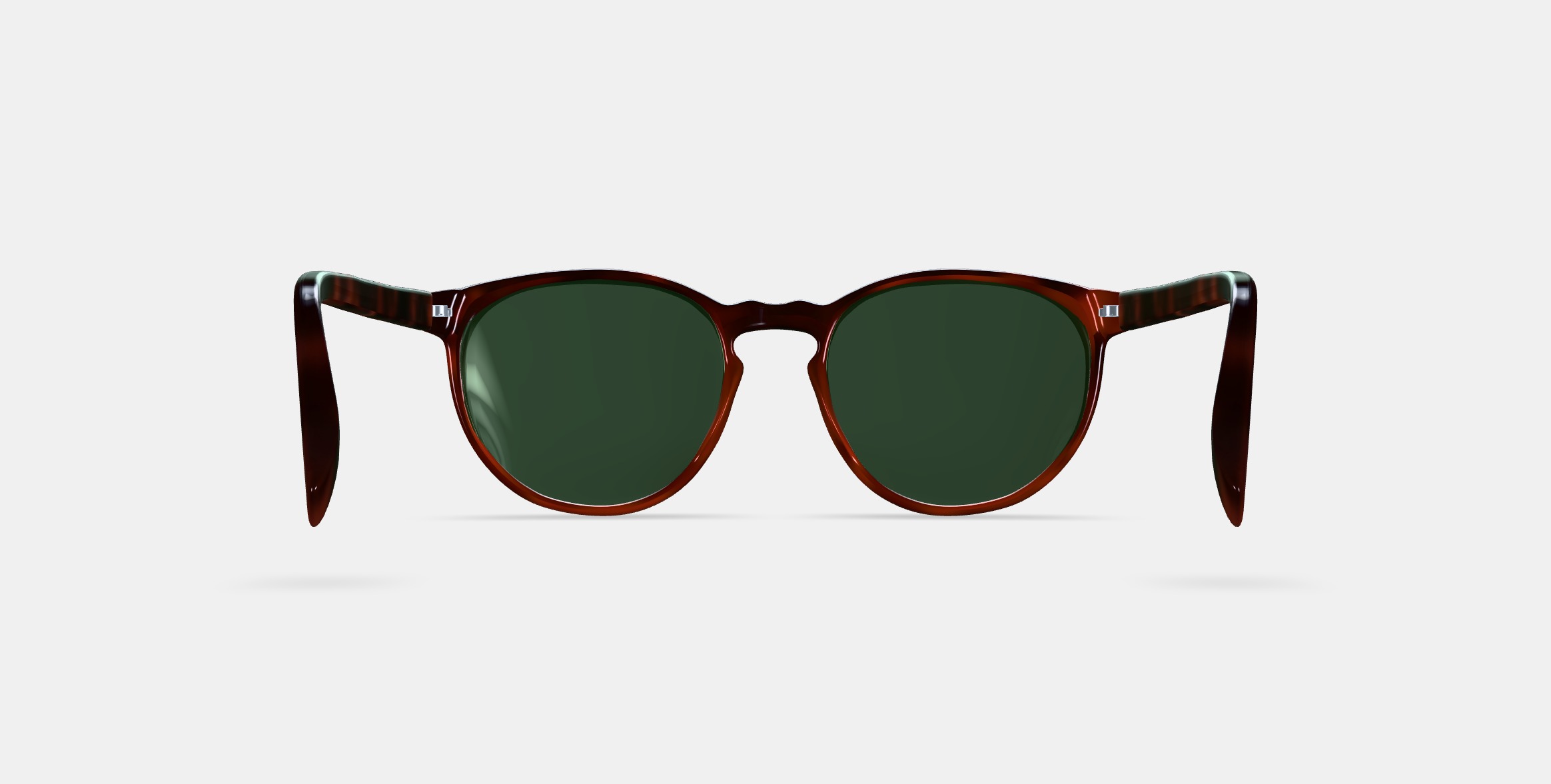 Biren Sunglasses in Cognac Tortoise Fade 3D model_15
