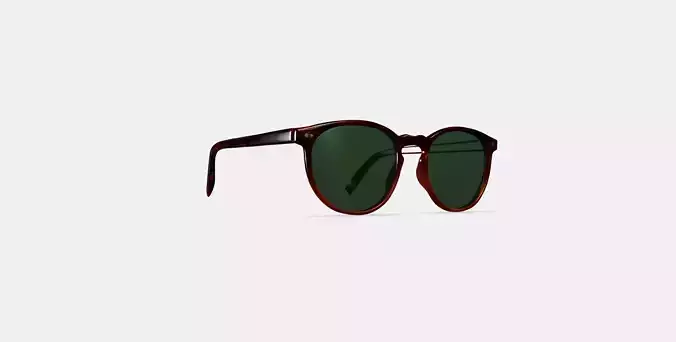 Biren Sunglasses in Cognac Tortoise Fade