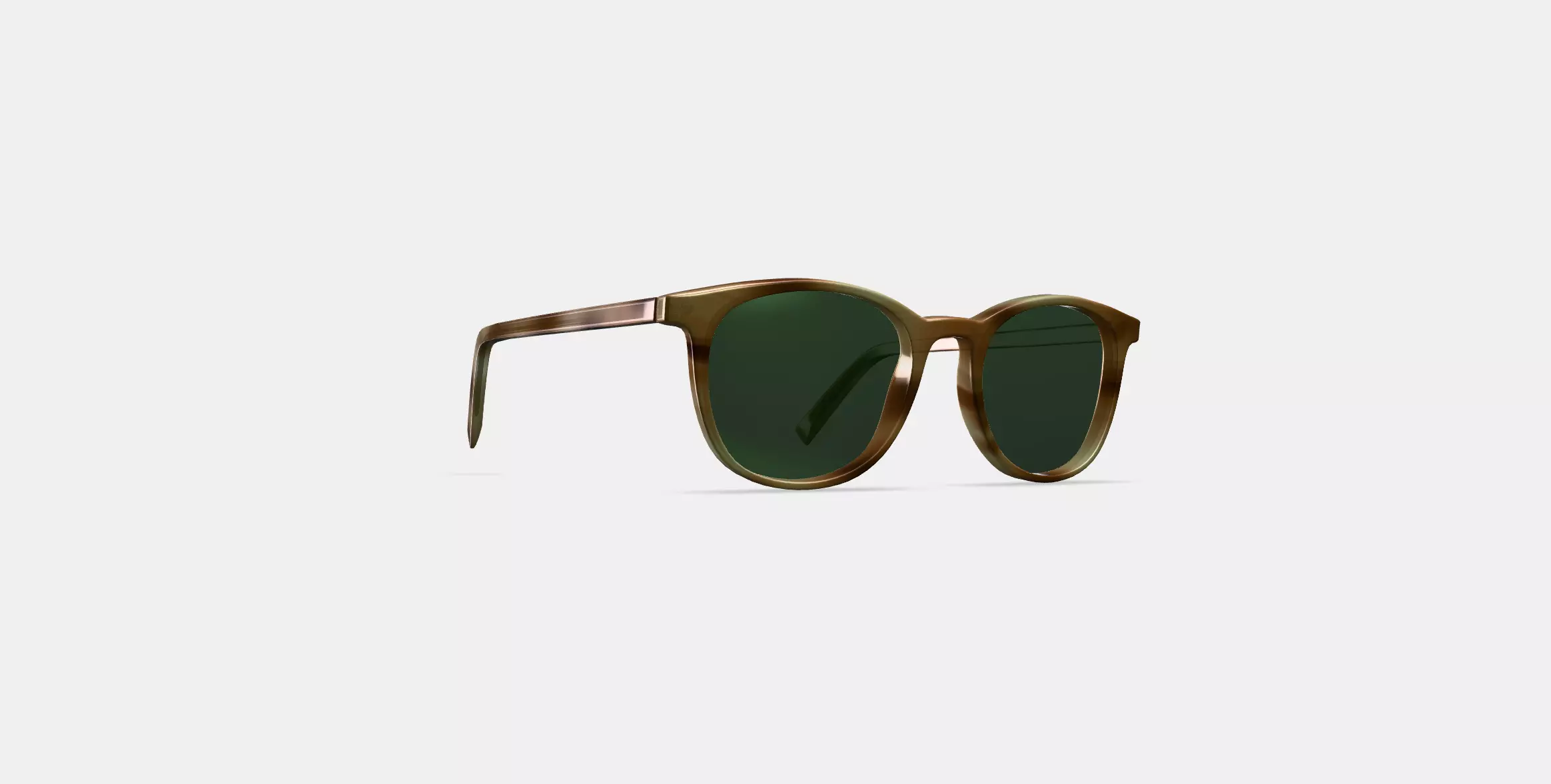 Durand Sunglasses in Oak Resin Matte 3D model_0