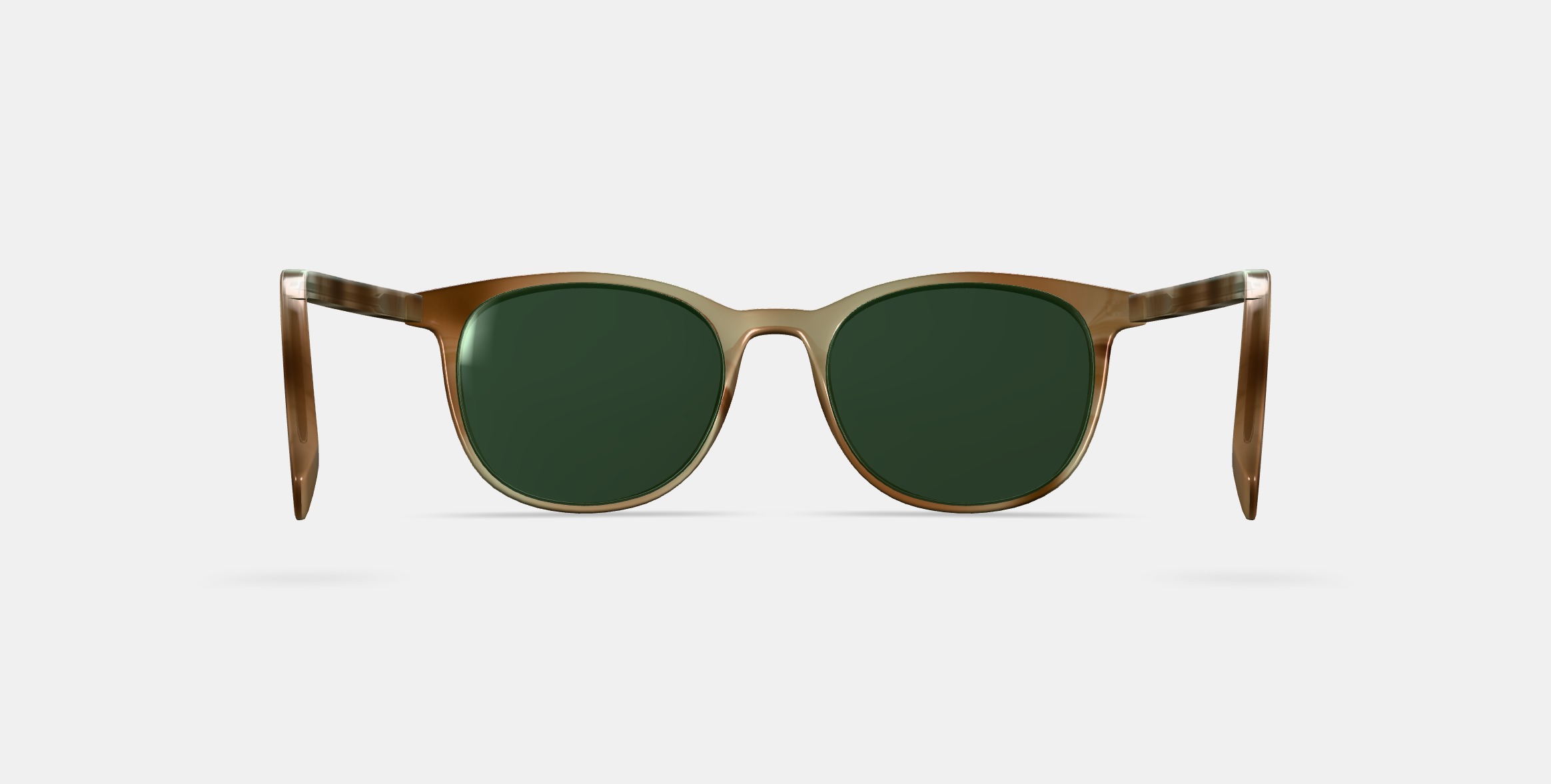 Durand Sunglasses in Oak Resin Matte 3D model_15