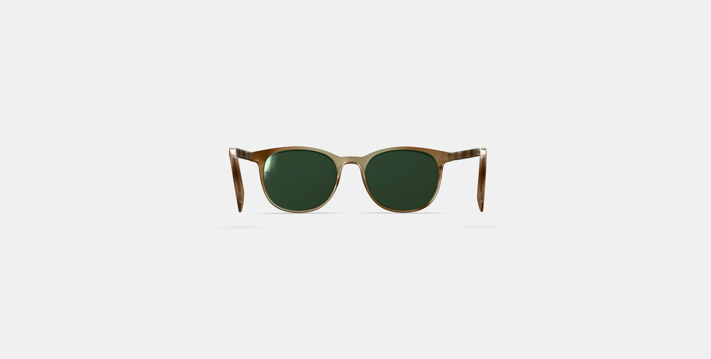 Durand Sunglasses in Oak Resin Matte 3D model_14