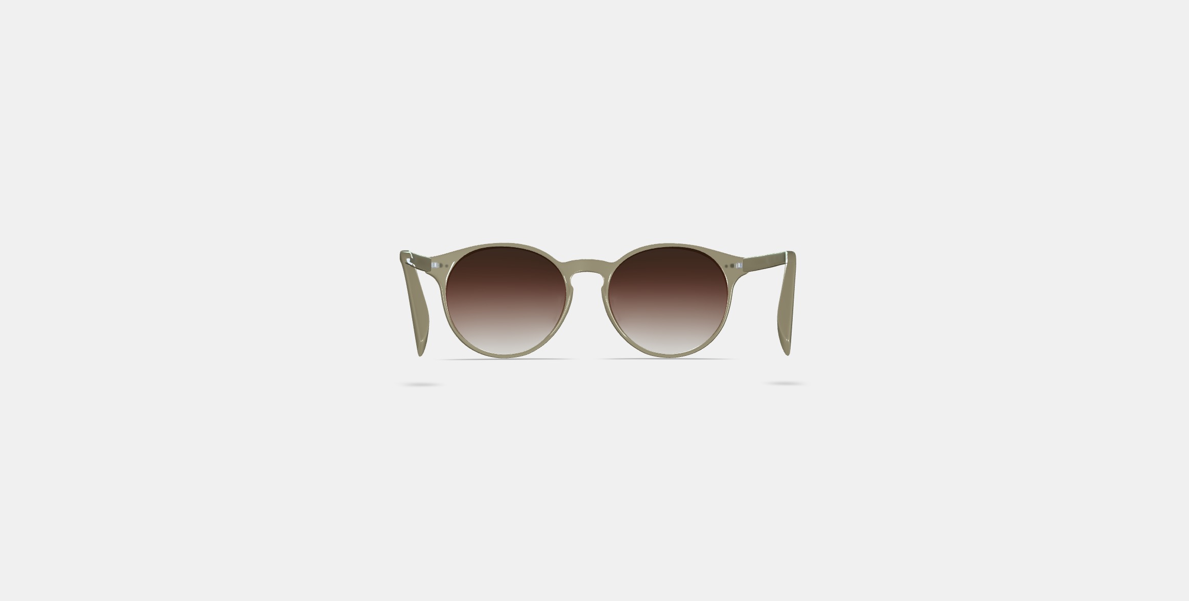 Renton Sunglasses in Grassland Crystal 3D model_14