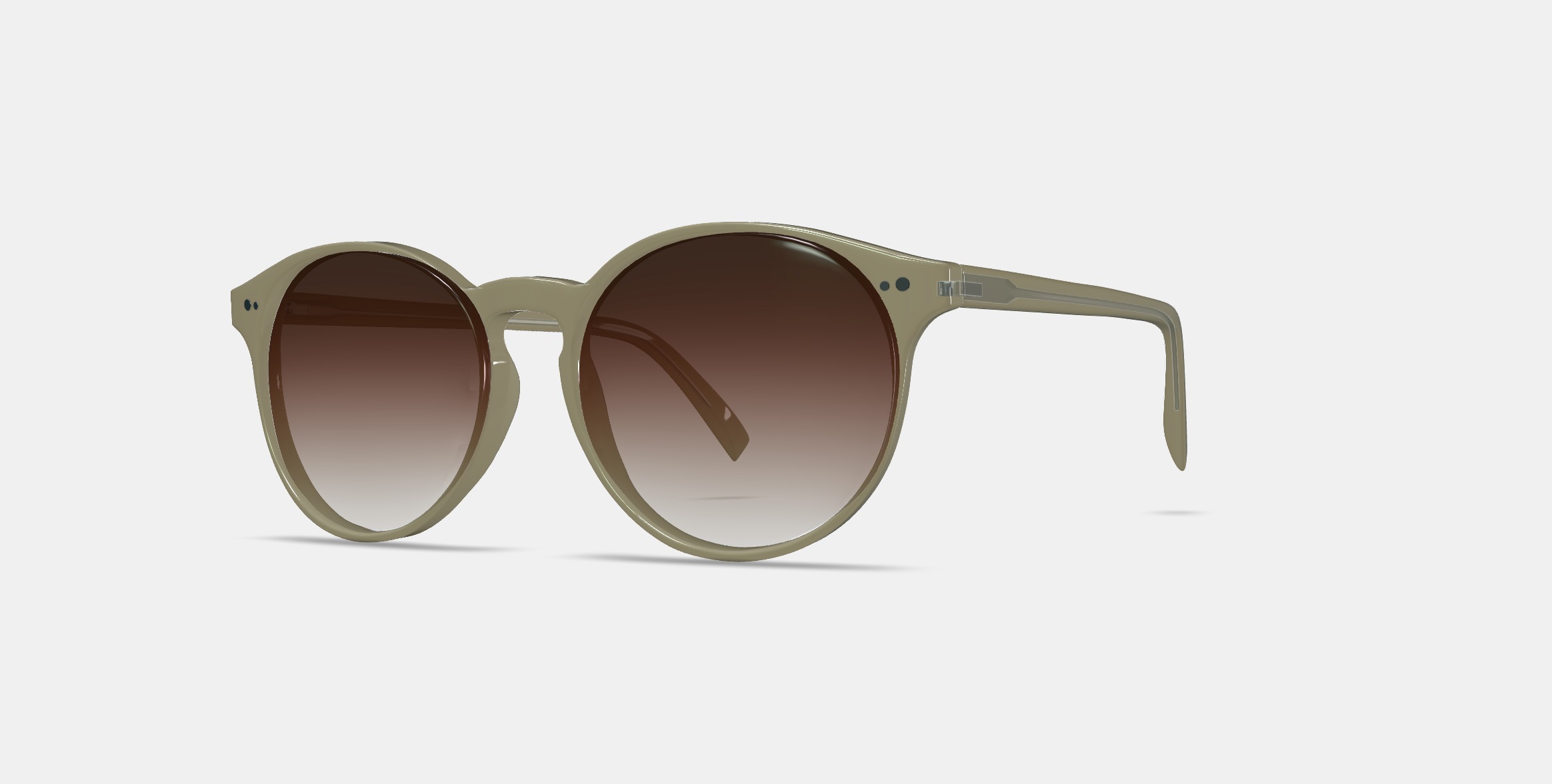 Renton Sunglasses in Grassland Crystal 3D model_13