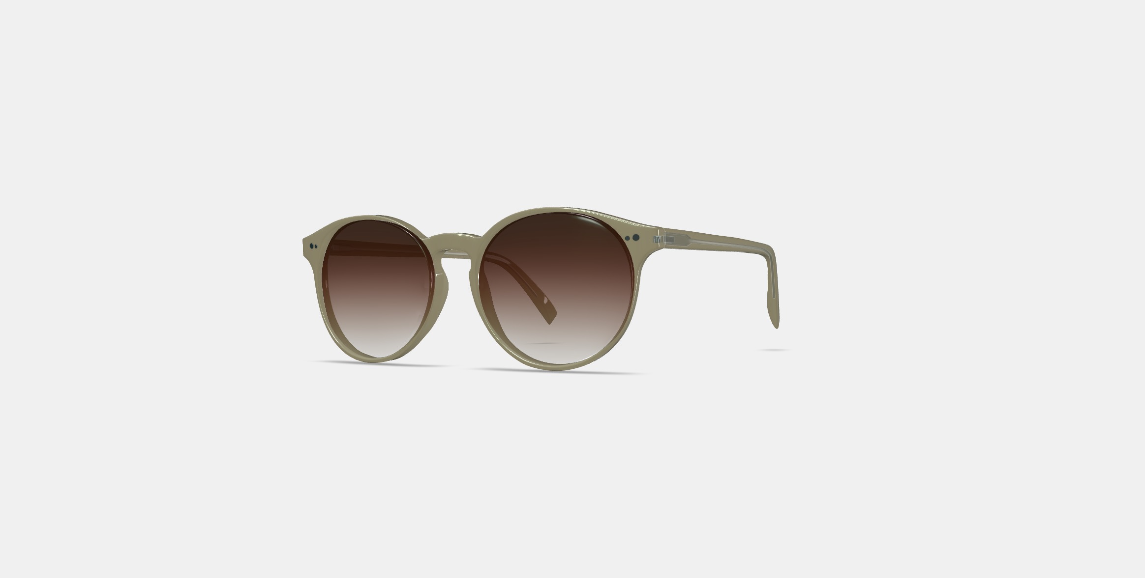 Renton Sunglasses in Grassland Crystal 3D model_11