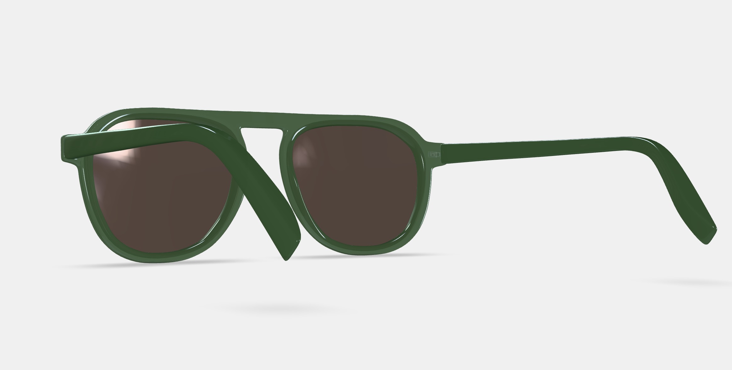 Blaise Sunglasses in Palm Crystal 3D model_2