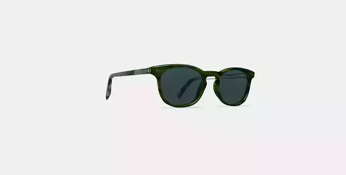Malik Sunglasses in Striped Cypress