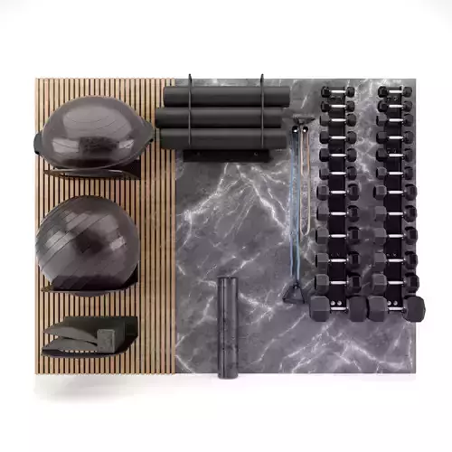 Home Gym Yoga Fitness Decoration Set 052