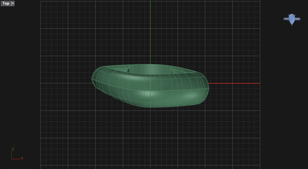  free form ring N12  3D print model_6