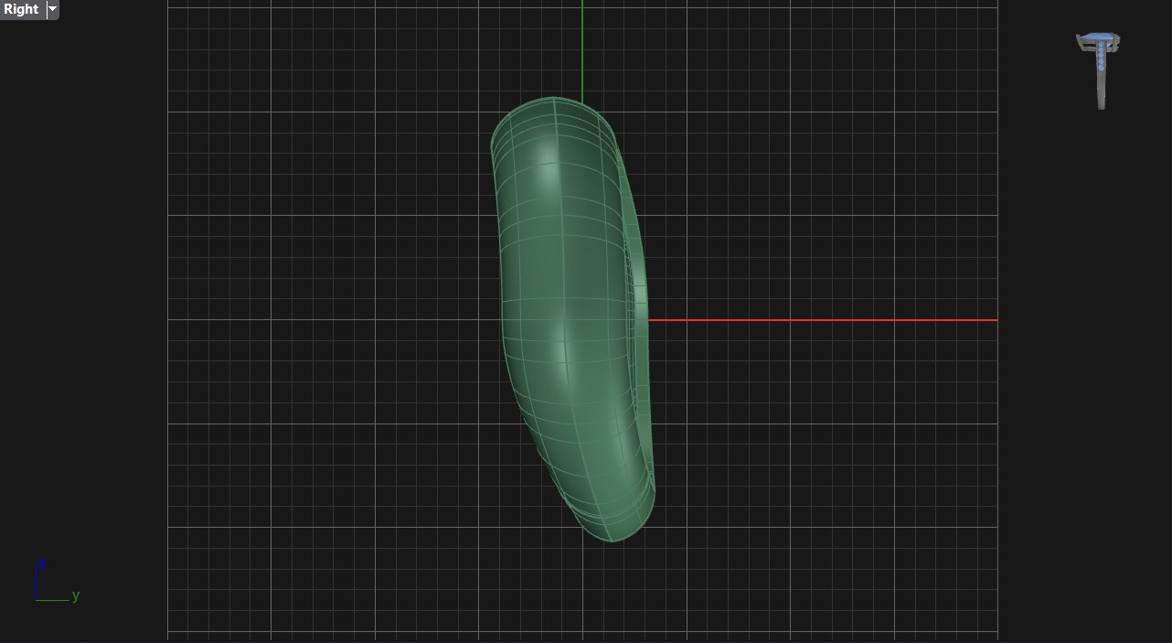  free form ring N12  3D print model_8