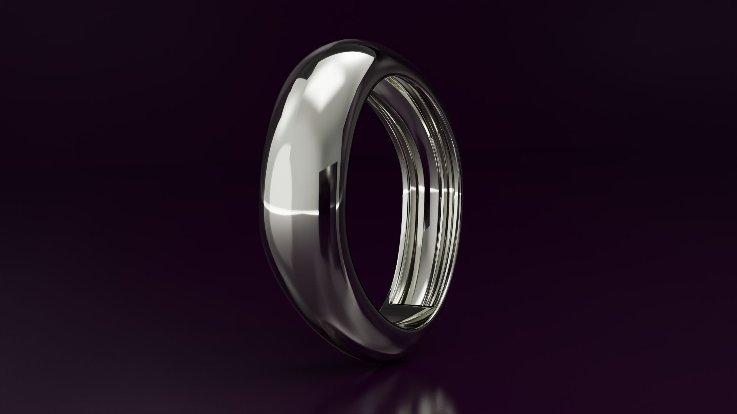  free form ring N12  3D print model_1