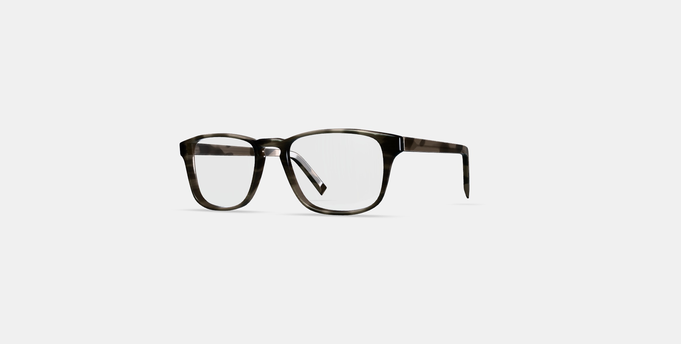 Bensen Eyeglasses in Greystone 3D model_12