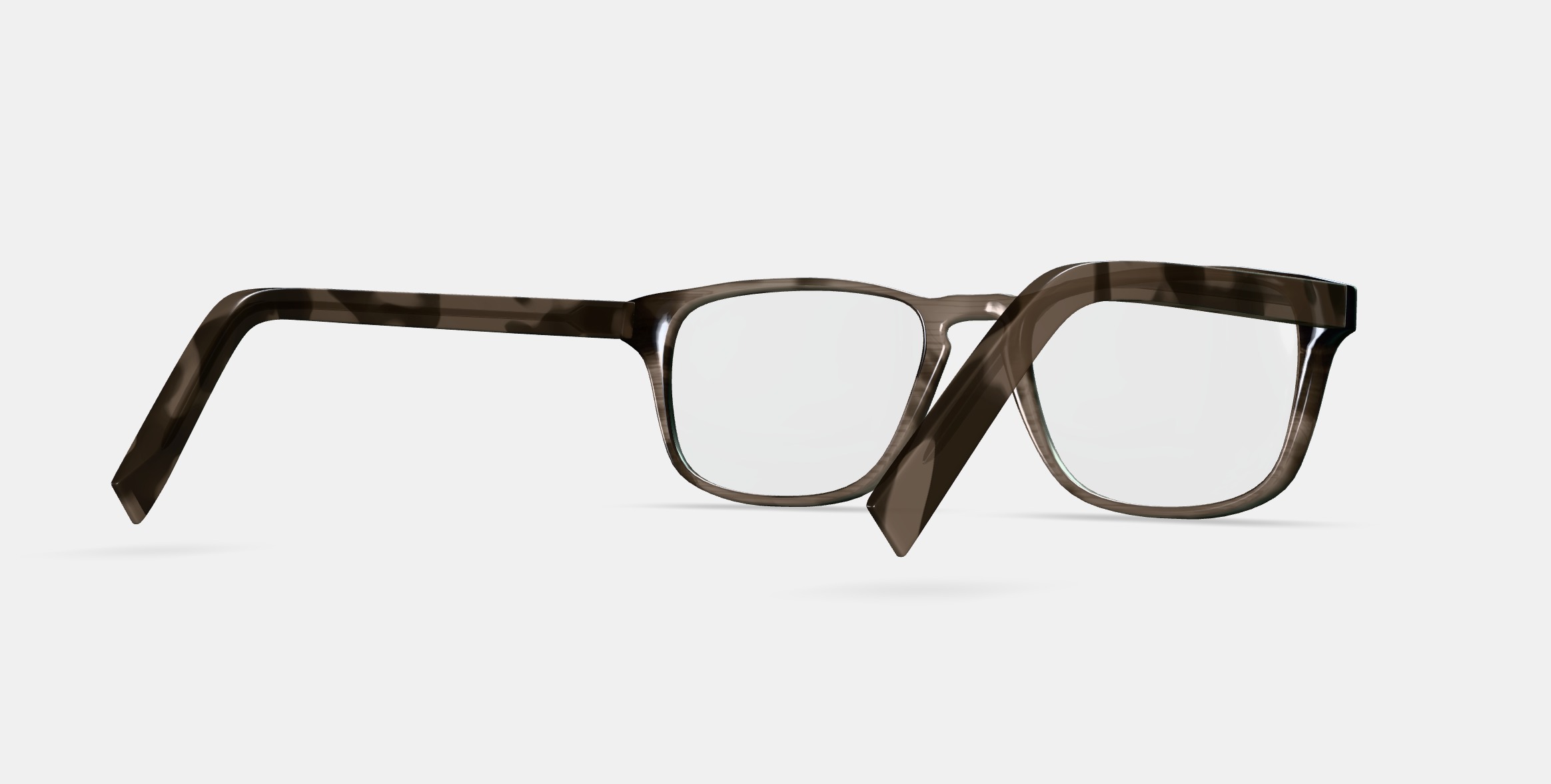 Bensen Eyeglasses in Greystone 3D model_6