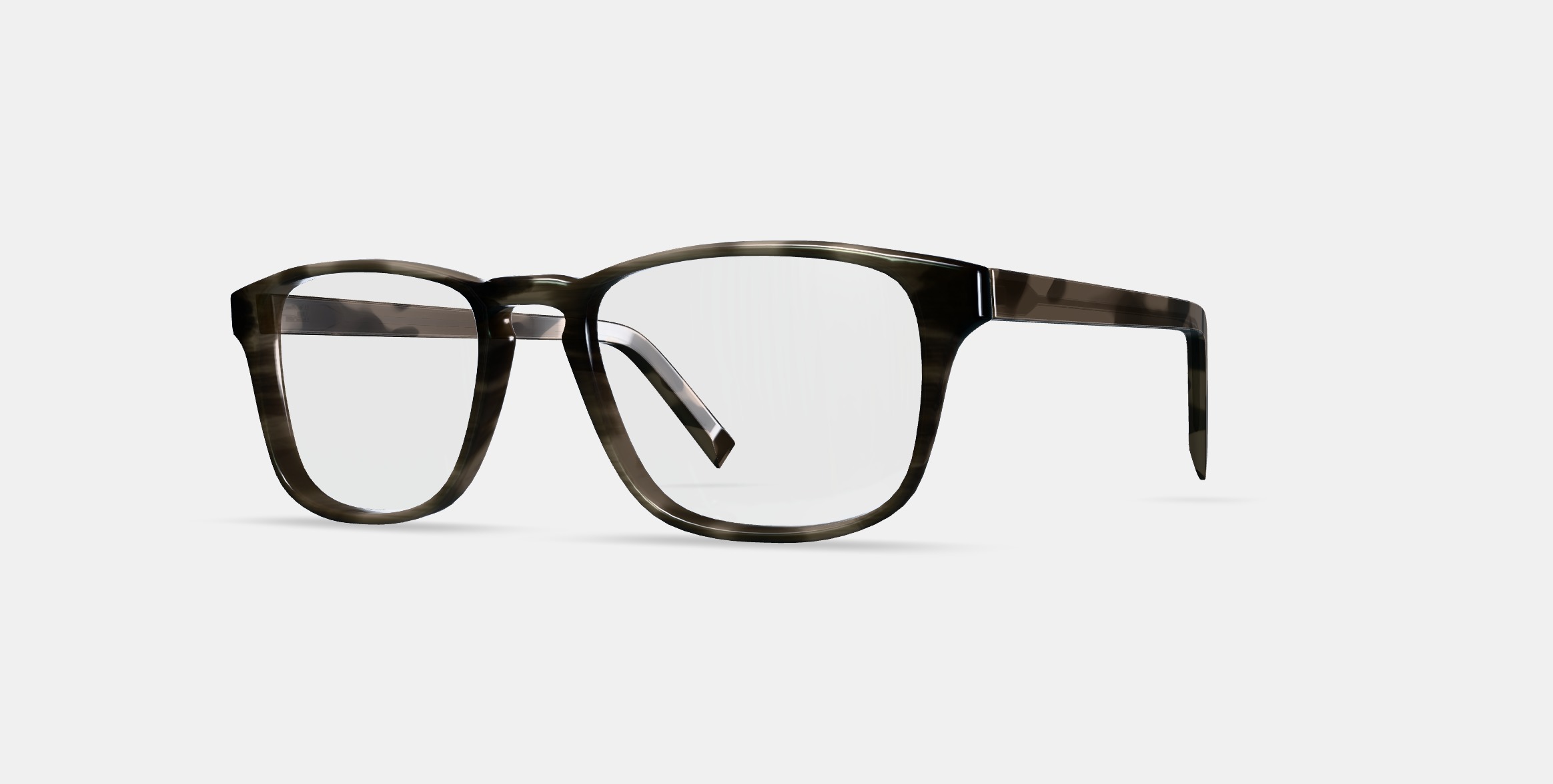 Bensen Eyeglasses in Greystone 3D model_13