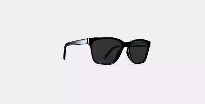 Barkley Sunglasses in Black Matte Eclipse