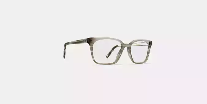 Hughes Low Bridge Fit Eyeglasses in Chestnut Crystal